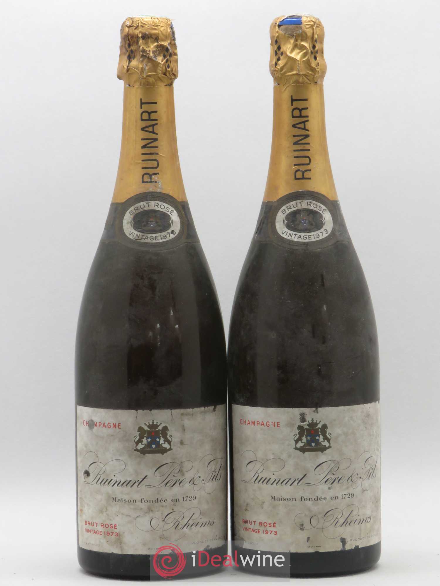 Brut Rosé Ruinart 1973 - Lot de 2 bouteilles - 0