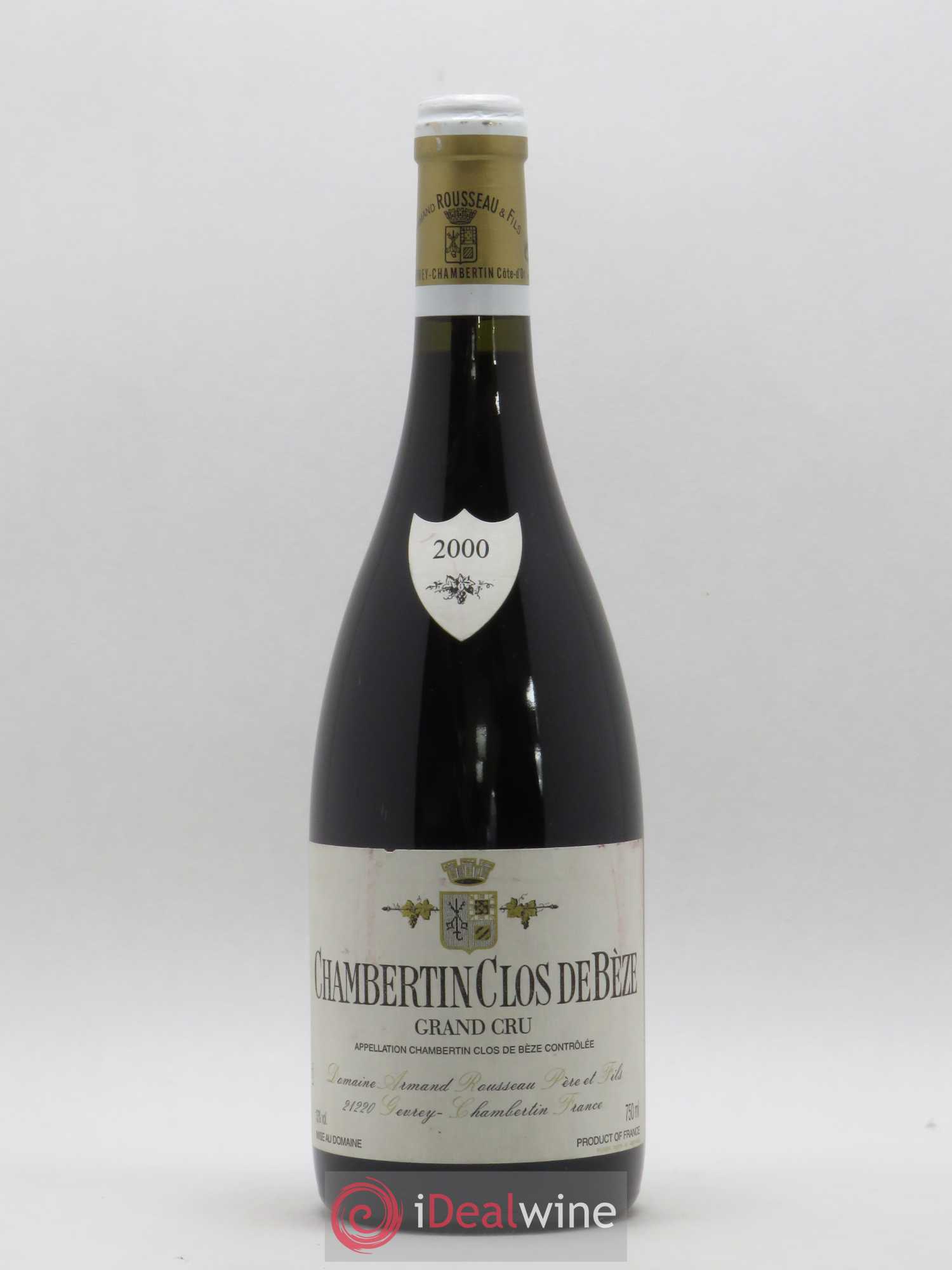 Chambertin Clos de Bèze Grand Cru Armand Rousseau (Domaine) 2000 - Lot de 1 bouteille - 0
