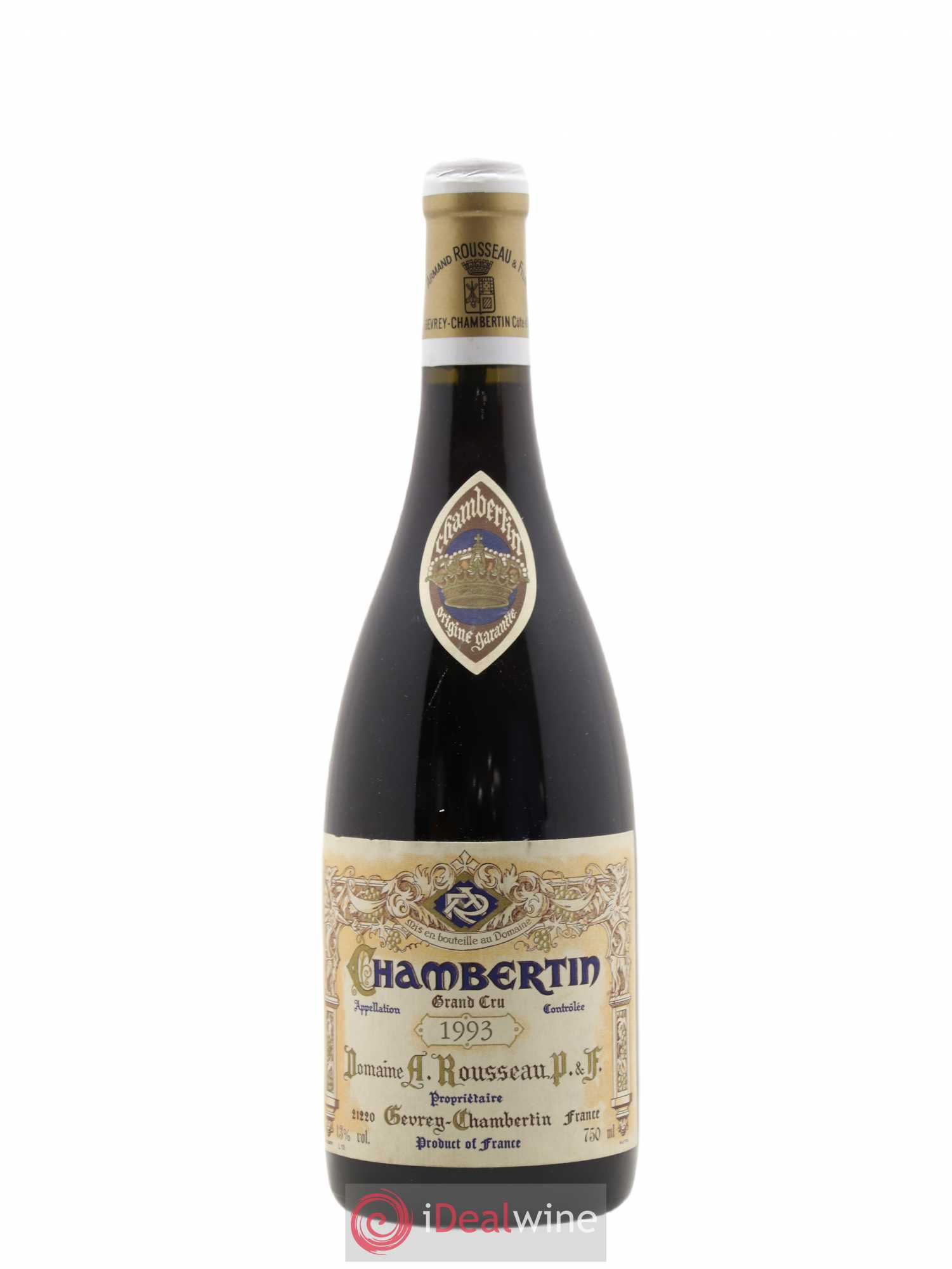 Chambertin Grand Cru Armand Rousseau (Domaine) 1993 - Lot de 1 bouteille - 0