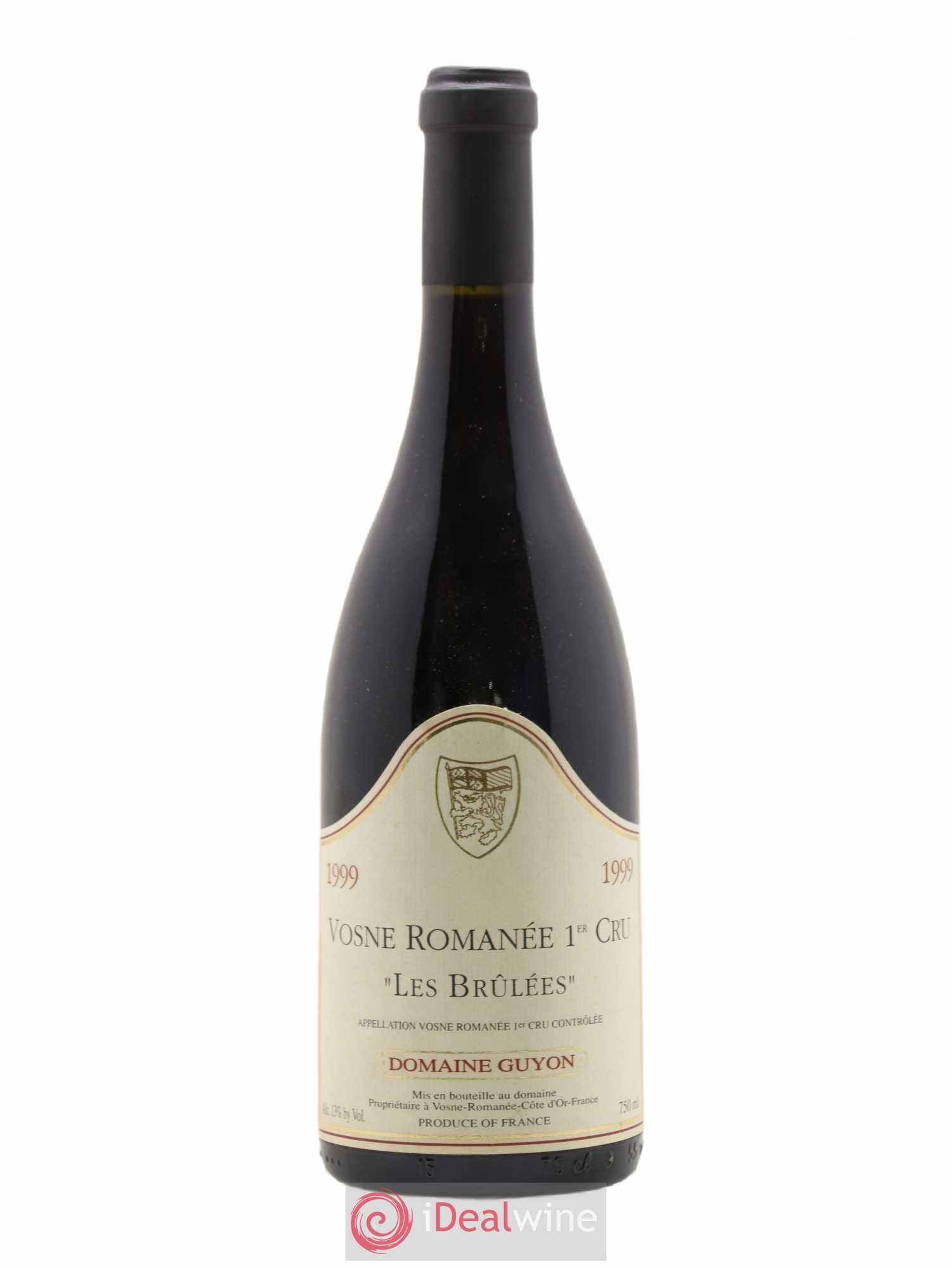 Vosne-Romanée 1er Cru Les Brulées Guyon (Domaine) 1999 - Lot de 1 bouteille - 0