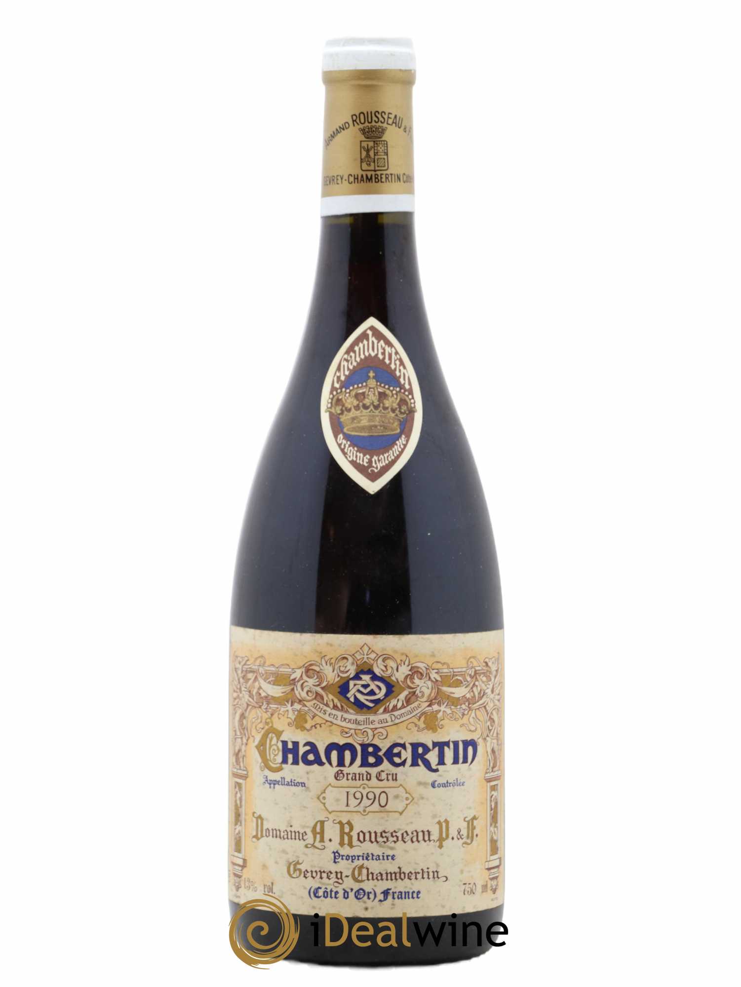 Chambertin Grand Cru Armand Rousseau (Domaine) 1990 - Lot de 1 bouteille - 0