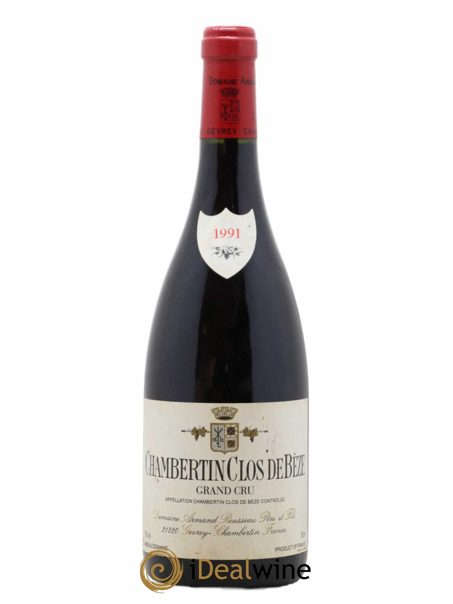 Chambertin Clos de Bèze Grand Cru Armand Rousseau (Domaine) 1991 - Lot de 1 bouteille - 0