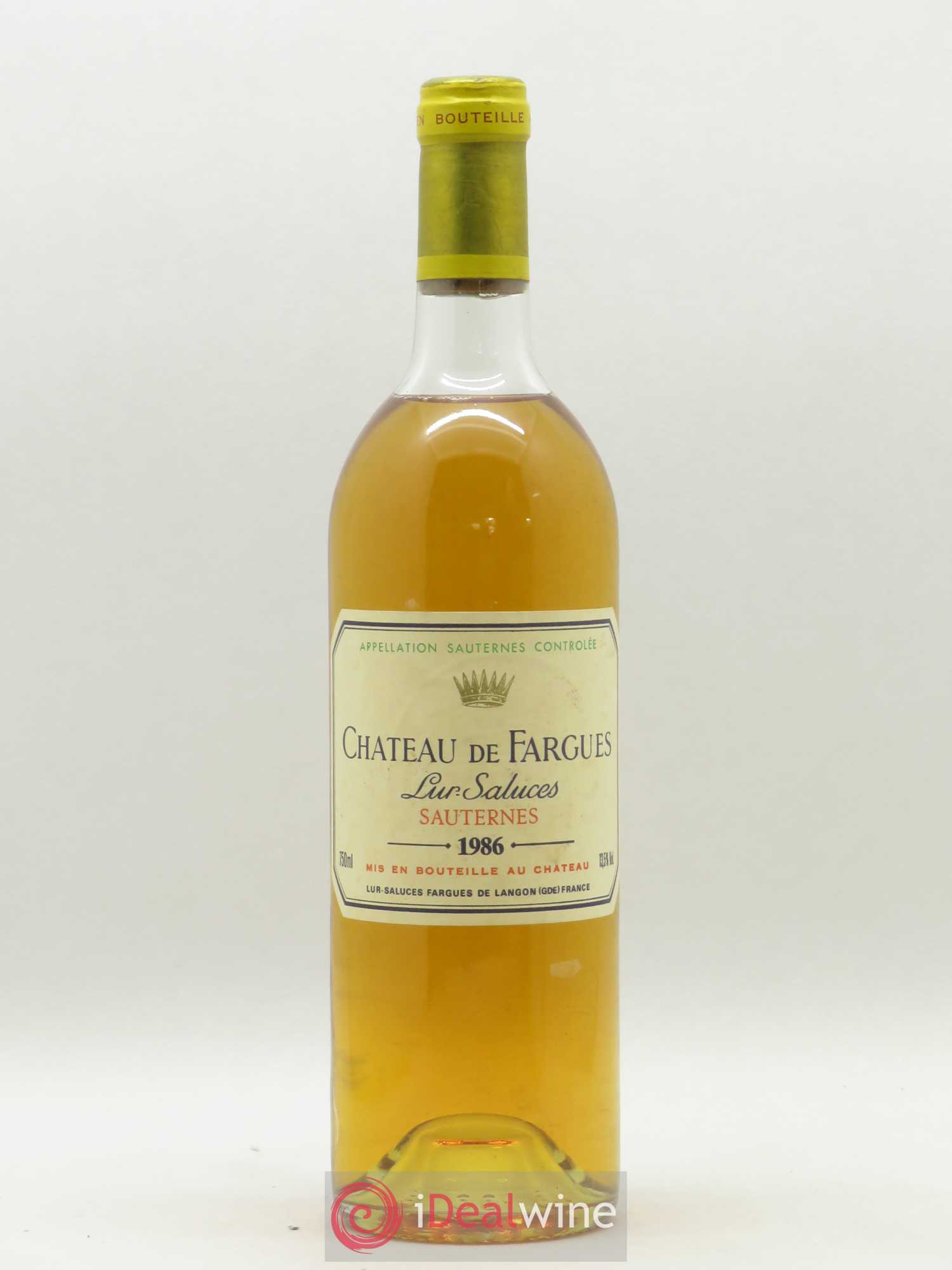 Château de Fargues 1986 - Lotto di 1 bottiglia - 0