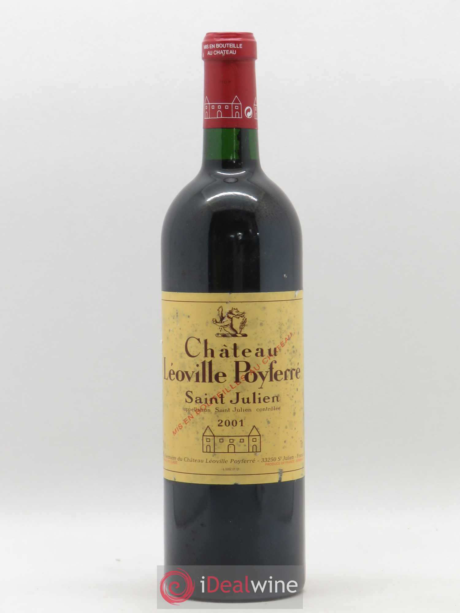 Château Léoville Poyferré 2ème Grand Cru Classé 2001 - Lot de 1 bouteille - 0