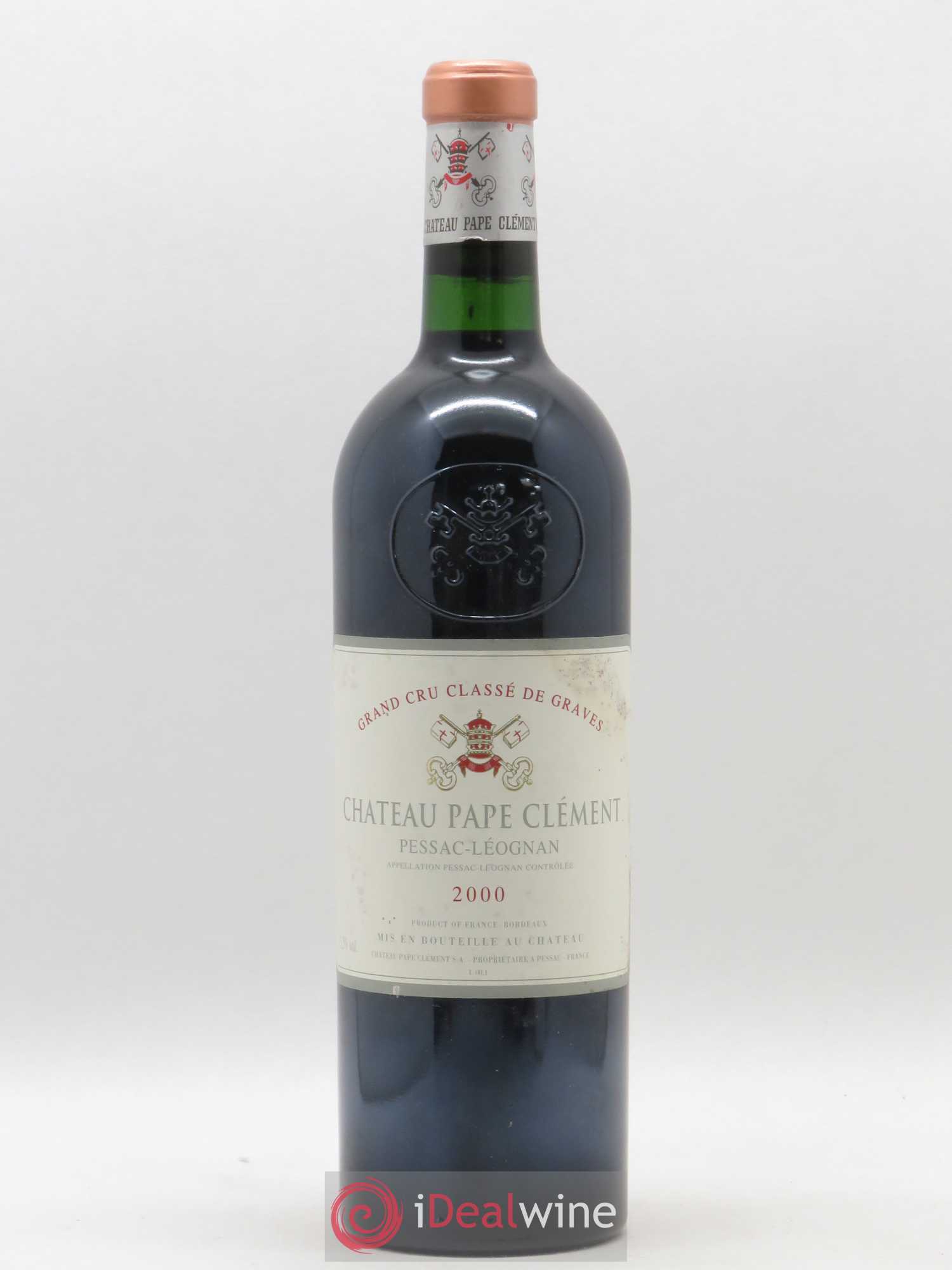 Château Pape Clément Cru Classé de Graves 2000 - Lot de 1 bouteille - 0