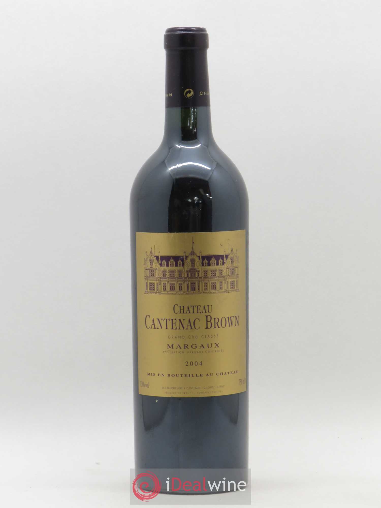 Château Cantenac Brown 3ème Grand Cru Classé 2004 - Lotto di 1 bottiglia - 0