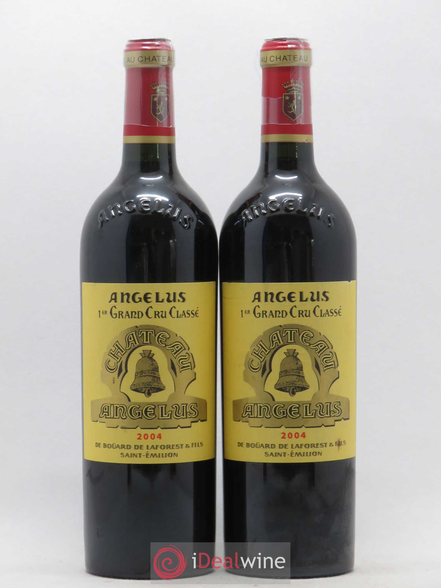 Château Angélus 1er Grand Cru Classé A 2004 - Lot de 2 bouteilles - 0
