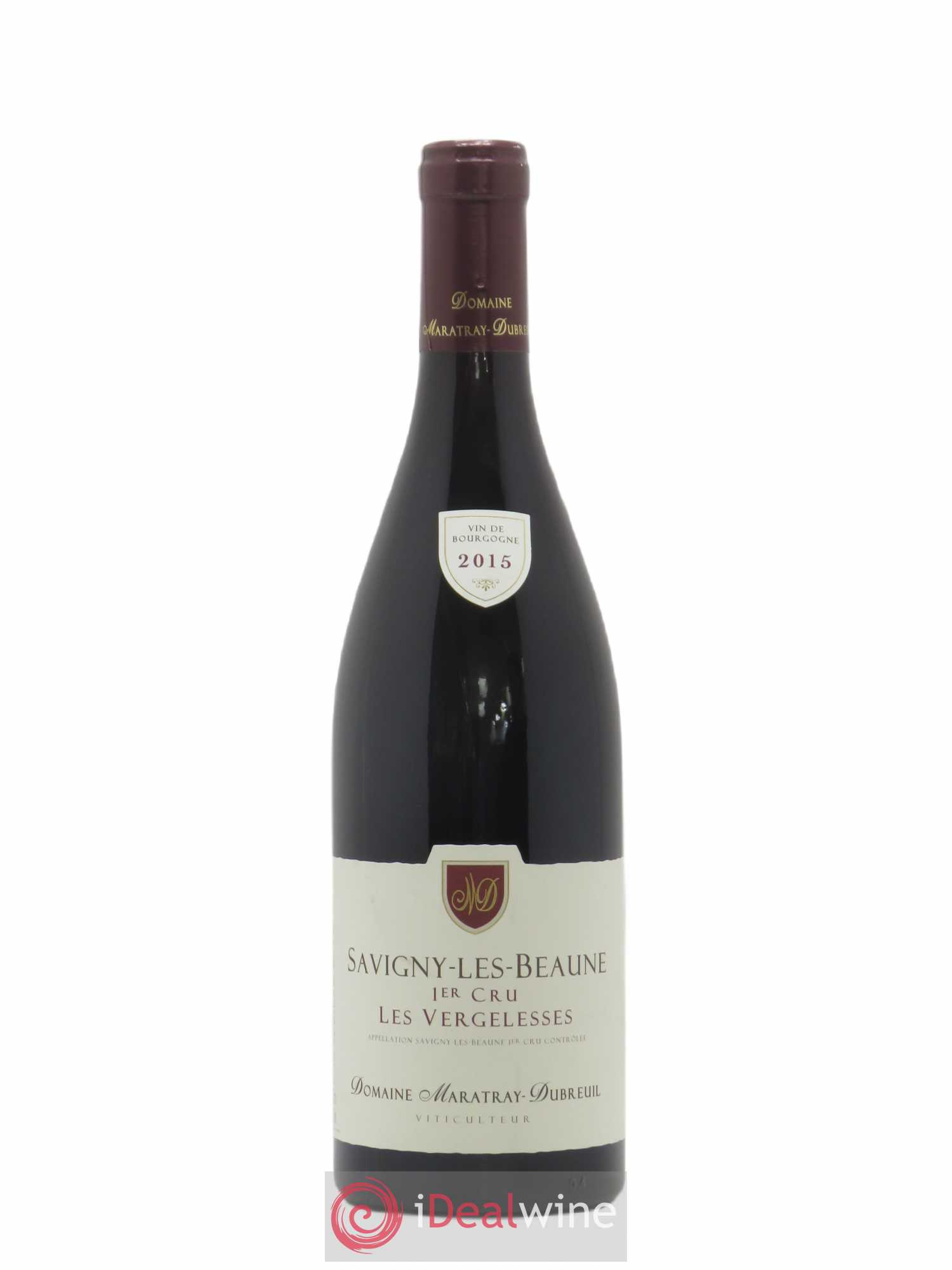 Savigny-lès-Beaune 1er Cru Vergelesses Domaine Maratray Dubreuil 2015 - Posten von 1 Flasche - 0