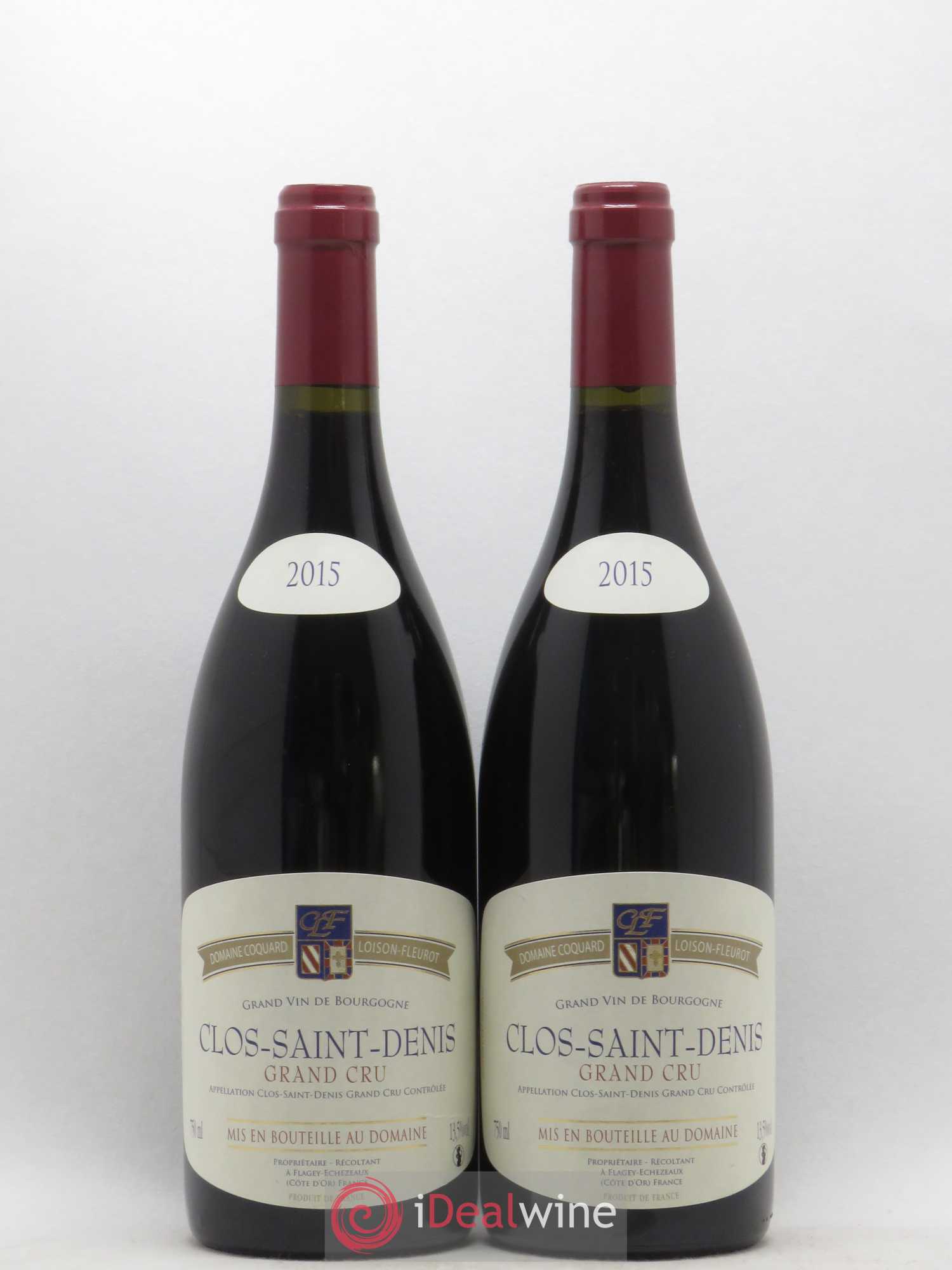 Clos Saint-Denis Grand Cru Maison Coquard Loison-Fleurot 2015 - Posten von 2 Flaschen - 0