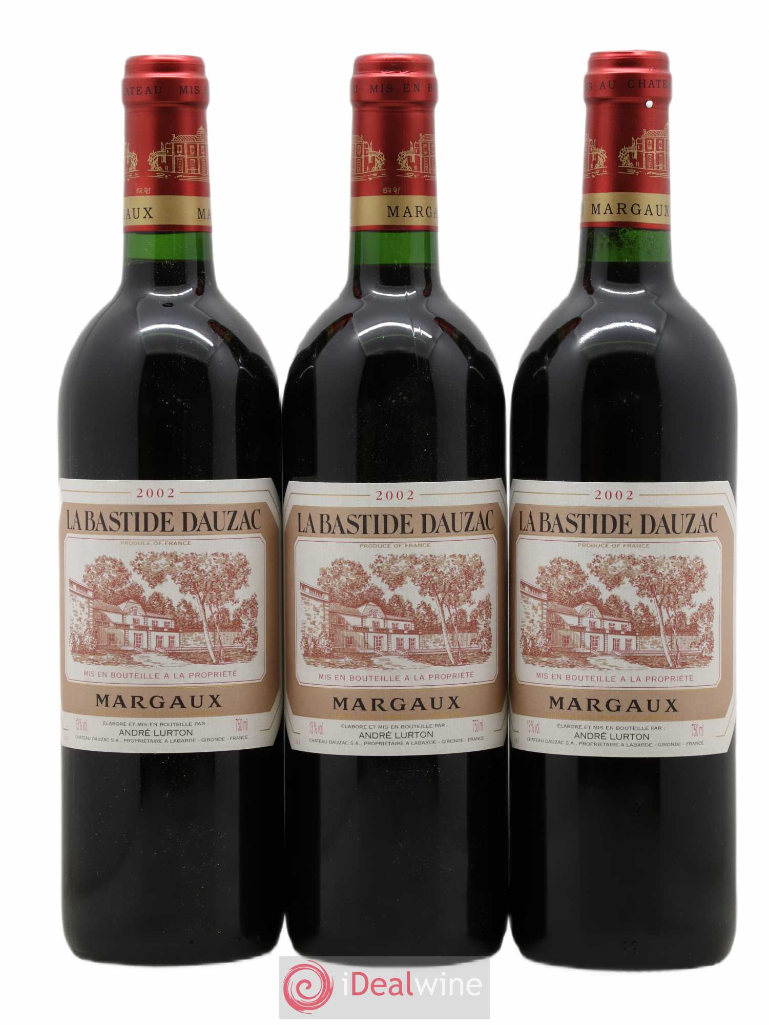 Bordeaux Margaux Labastide Dauzac 2002 - Posten von 3 Flaschen - 0