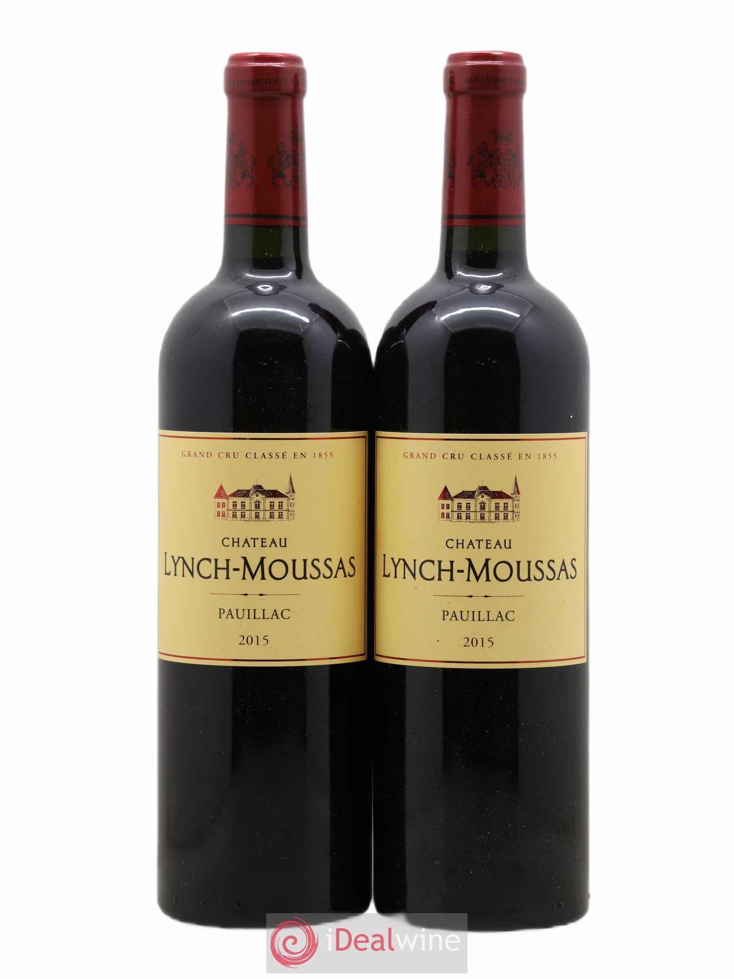 Château Lynch Moussas 5ème Grand Cru Classé 2015 - Lot de 2 bouteilles - 0