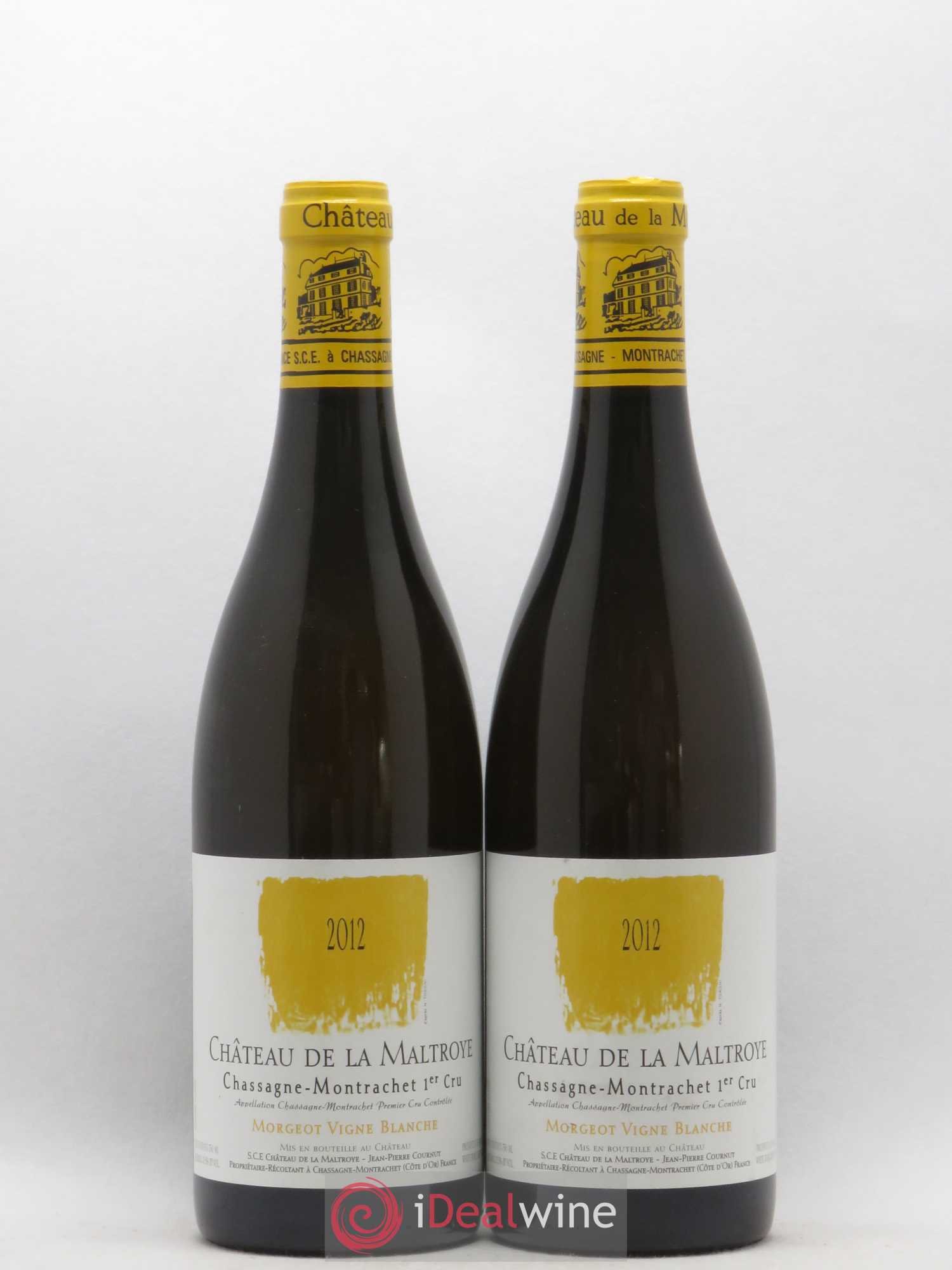 Chassagne-Montrachet 1er Cru Morgeot Vigne Blanche Château de la Maltroye 2012 - Lot de 2 bouteilles - 0