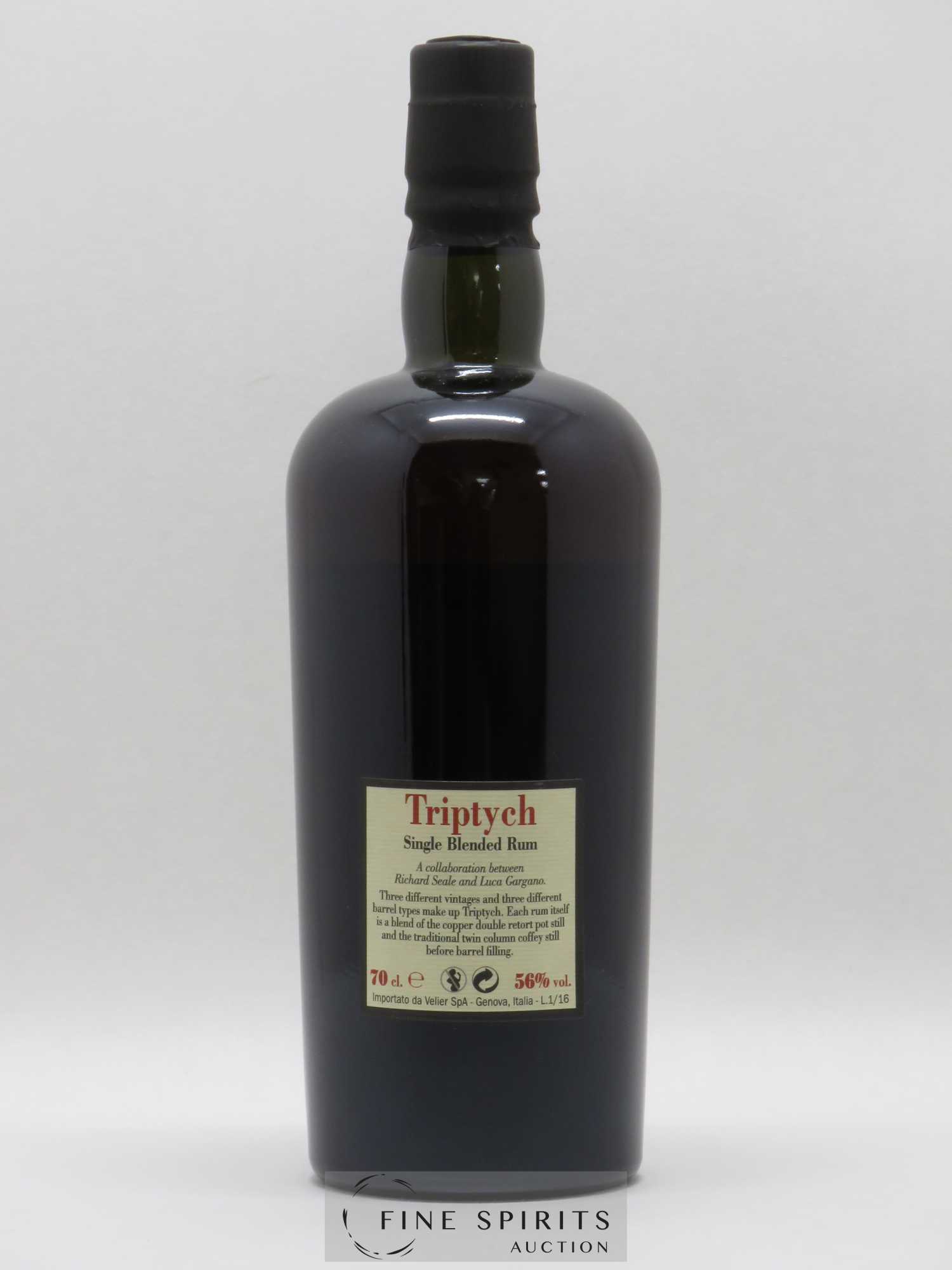 Foursquare Velier Triptych One of 5400 - bottled 2016  (sans prix de réserve) - Lot de 1 bouteille - 1