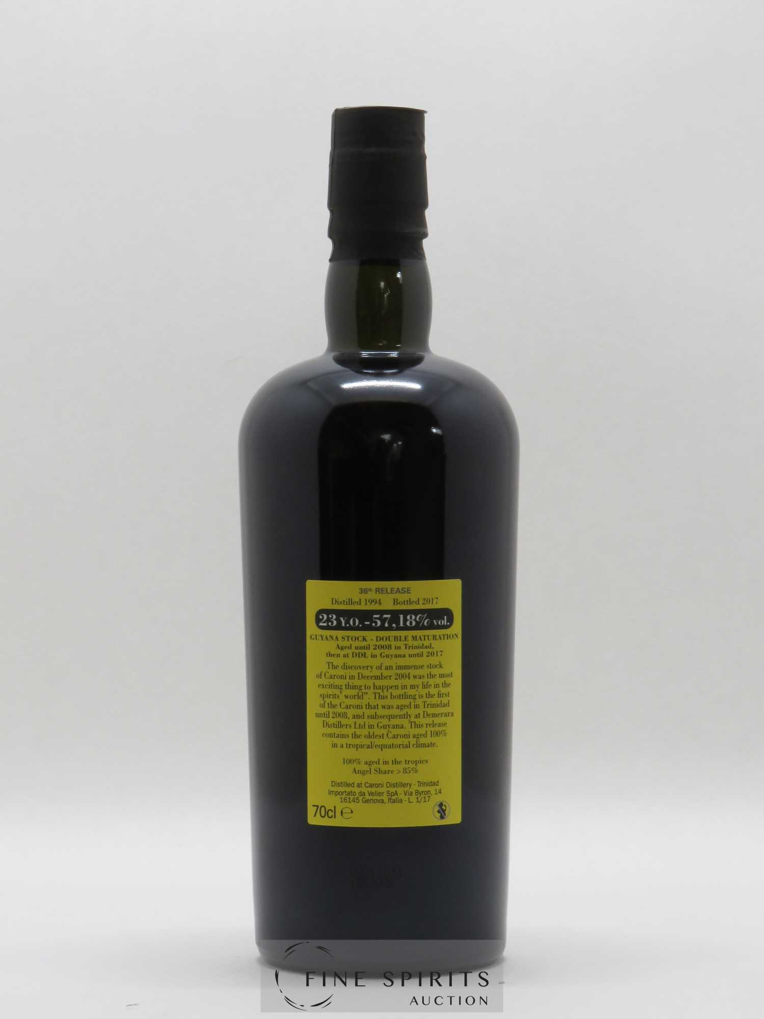 Caroni 23 years 1994 Velier 36th Release Double Maturation - bottled 2017 Guyana Stock - Posten von 1 Flasche - 1