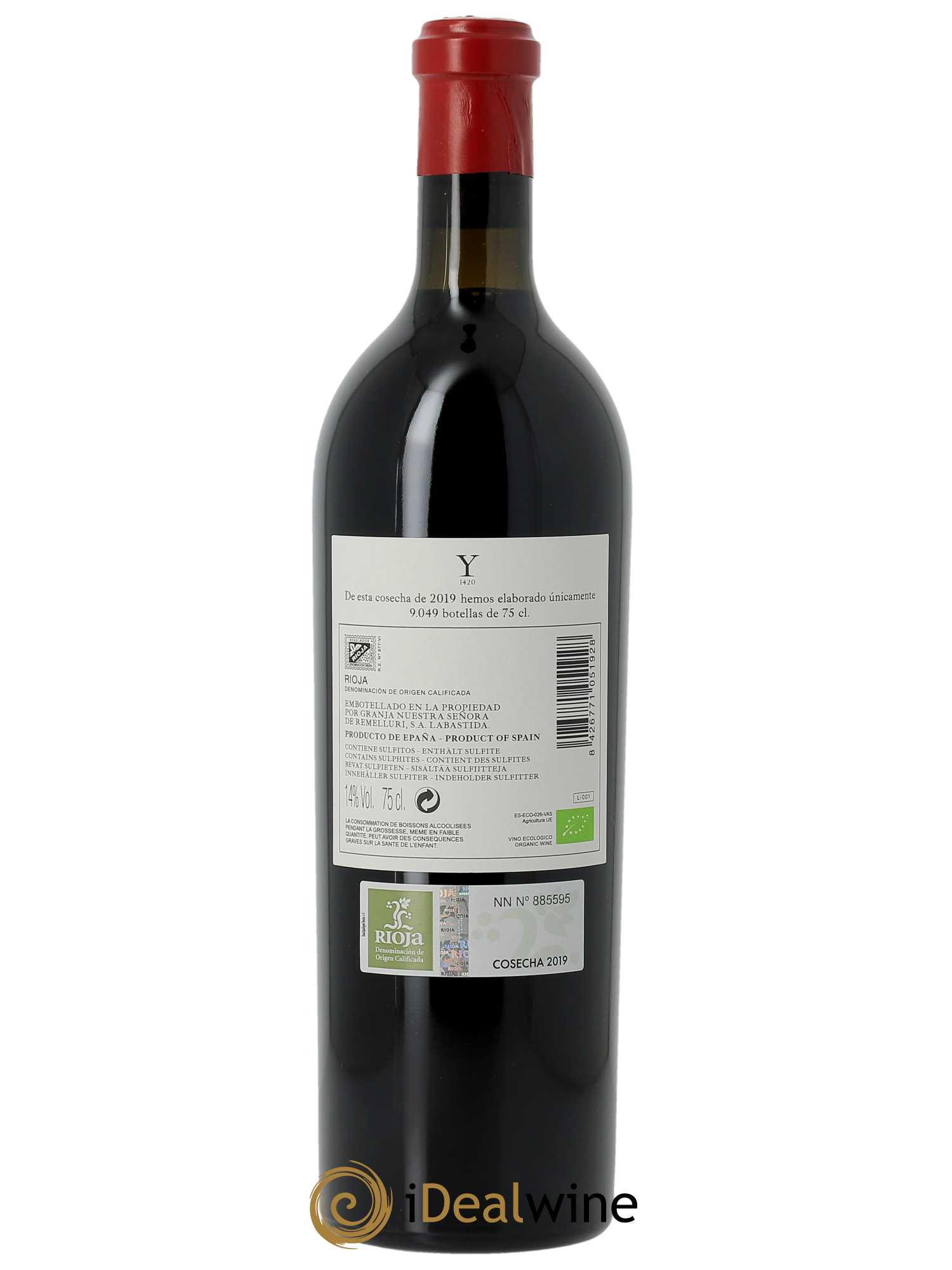Rioja  Yjar Telmo Rodriguez (Cassetta in legno a partire da 3 bt) 2019 - Lotto di 1 bottiglia - 1