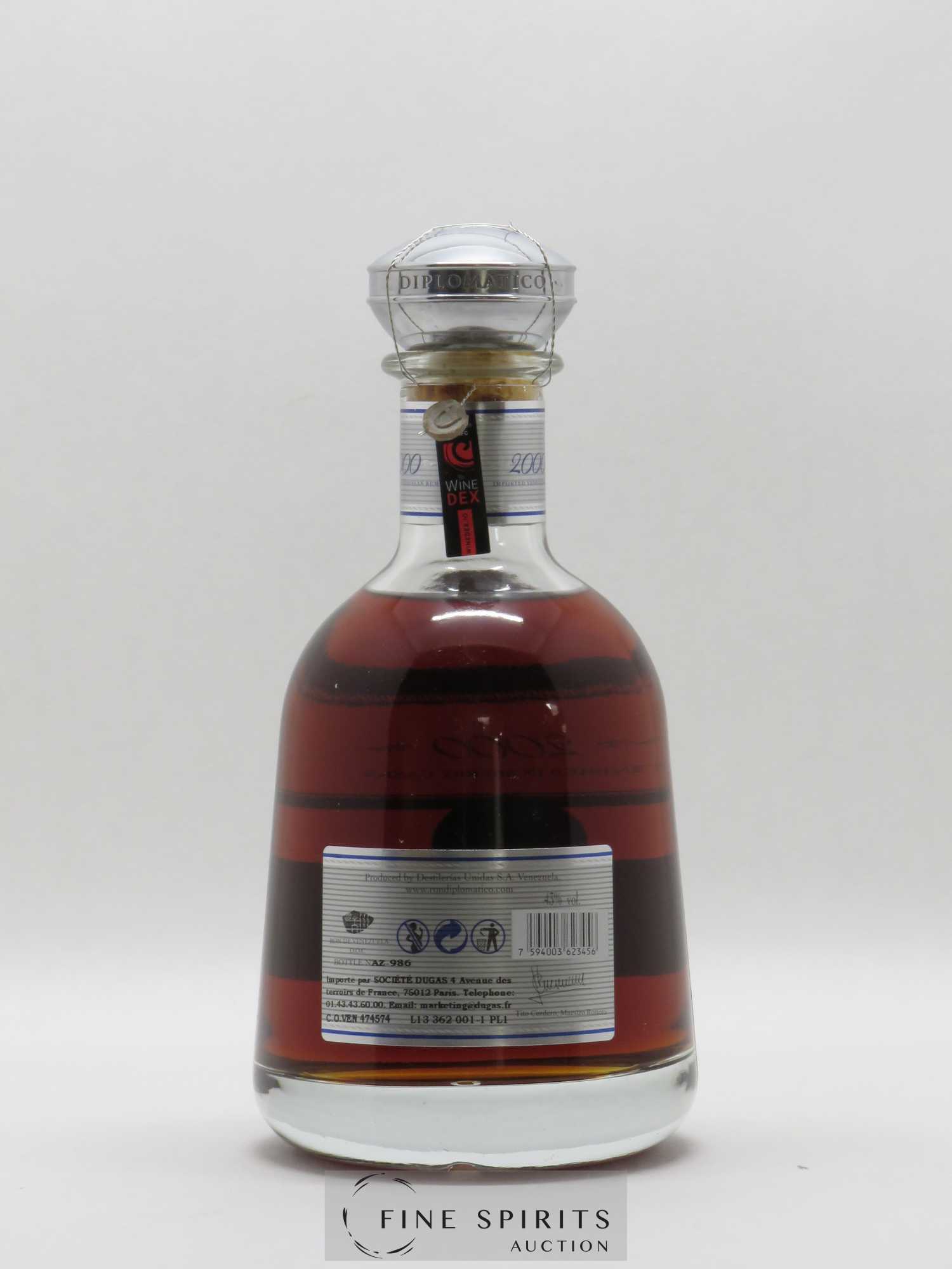 Diplomatico 2000 Of. Finished in Sherry Casks Single Vintage - Posten von 1 Flasche - 1