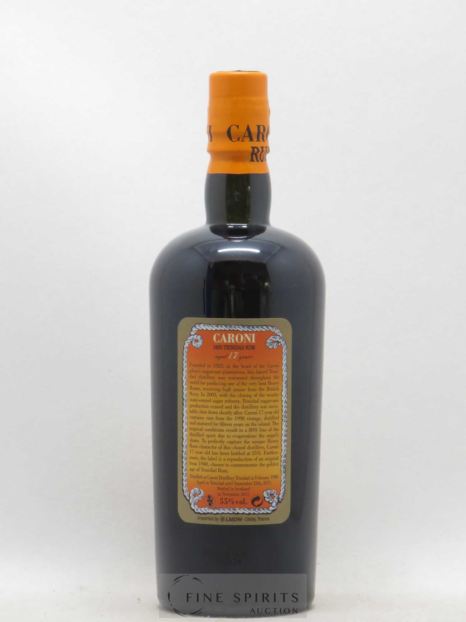 Caroni 17 years 1998 Of. 110° Proof bottled 2015 LMDW Extra Strong - Lotto di 1 bottiglia - 1