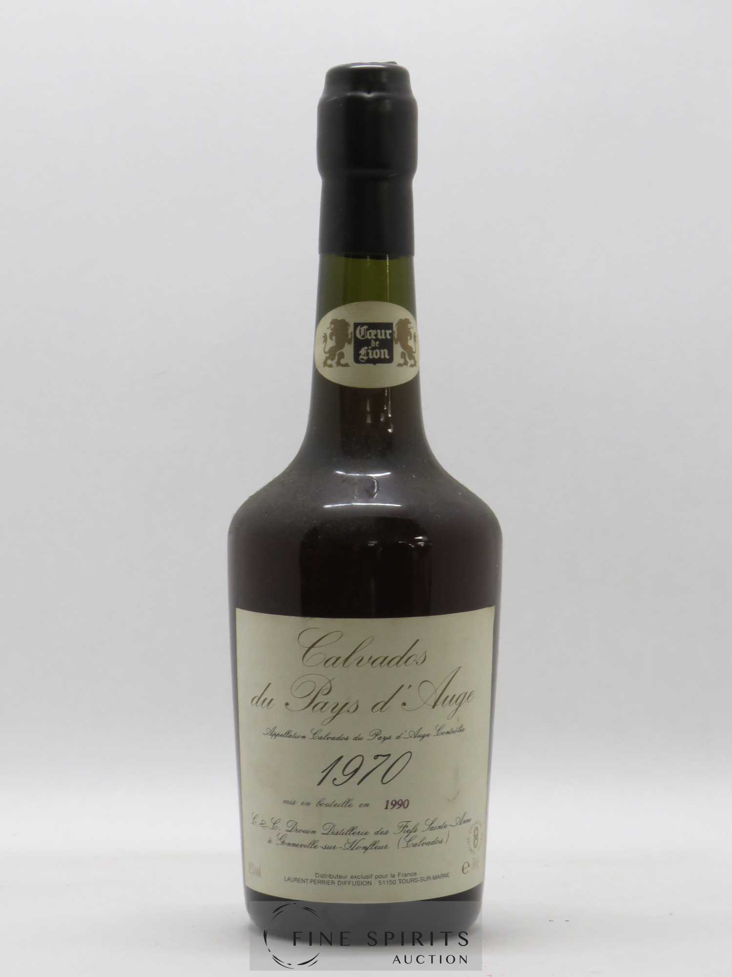 Coeur de Lion 1970 Of. Fiefs Sainte-Anne bottled in 1990 Laurent-Perrier Diff. Pays d'Auge - Lot de 1 bouteille - 1