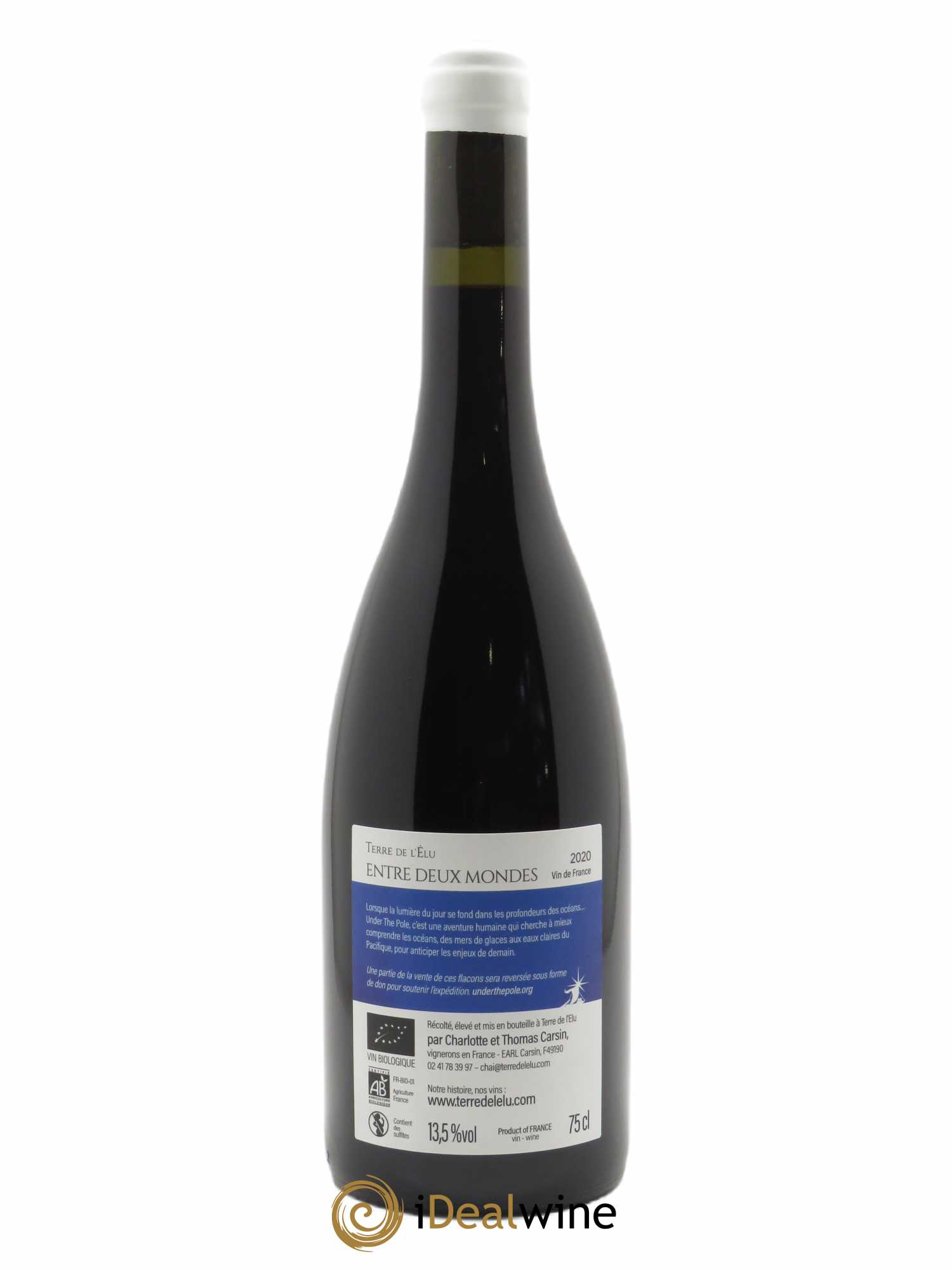 Vin de France Entre deux Mondes Terre de l'Elu (Clos de L'Elu)  2020 - Lot of 1 bottle - 1
