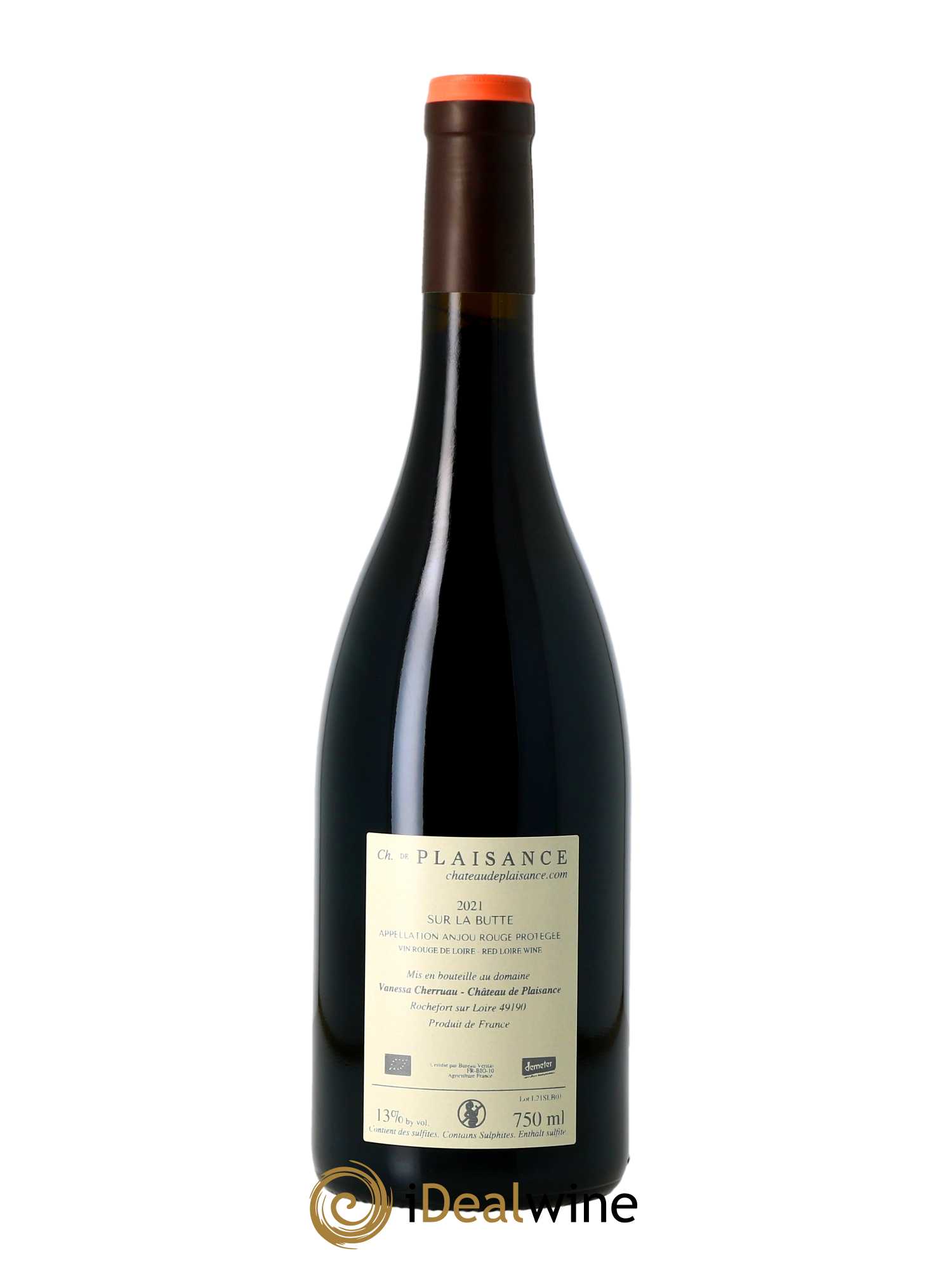 Anjou Sur La Butte Château de Plaisance 2021 - Lot of 1 bottle - 1