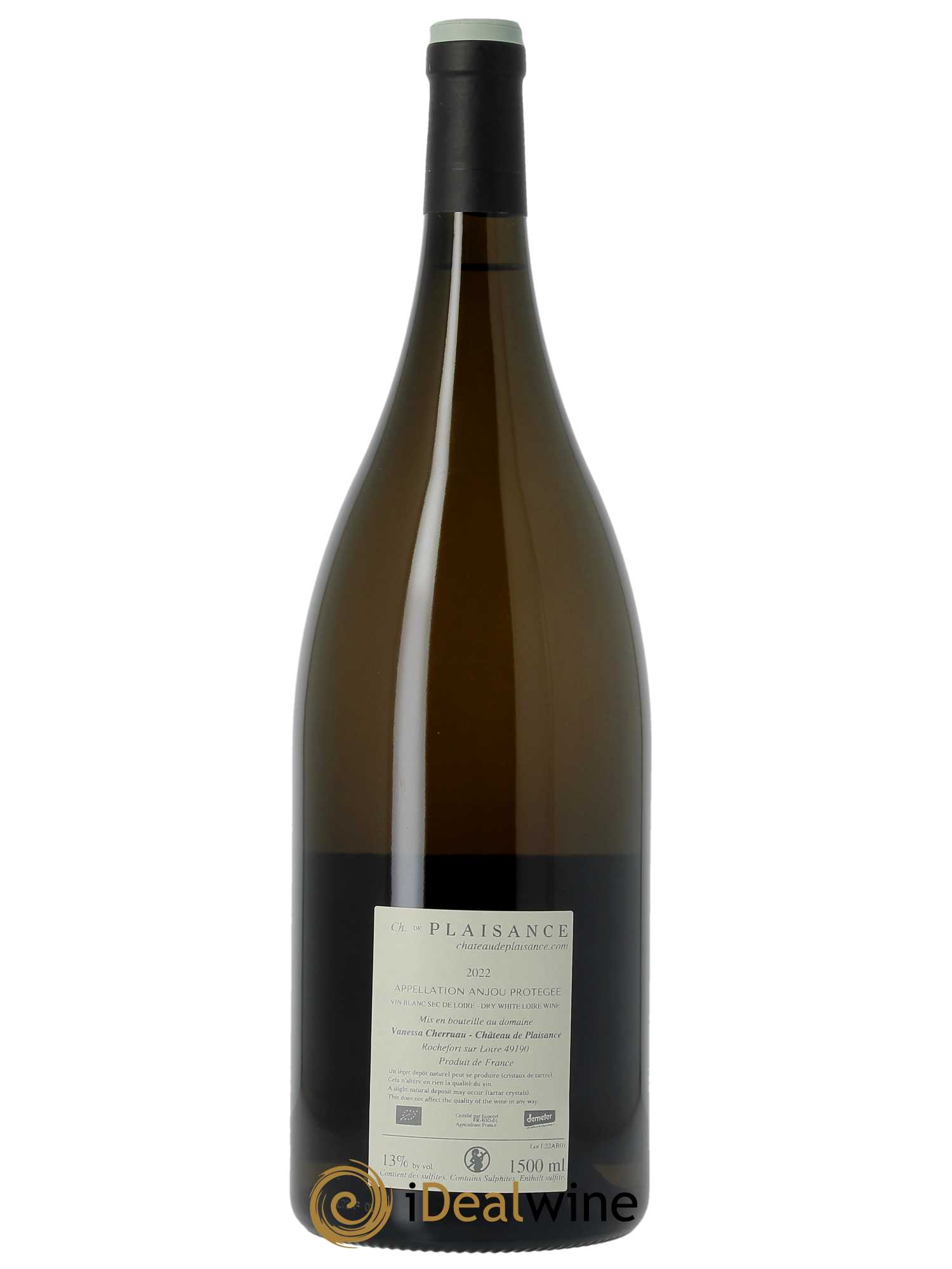 Anjou Blanc Château de Plaisance 2022 - Posten von 1 Magnum - 1