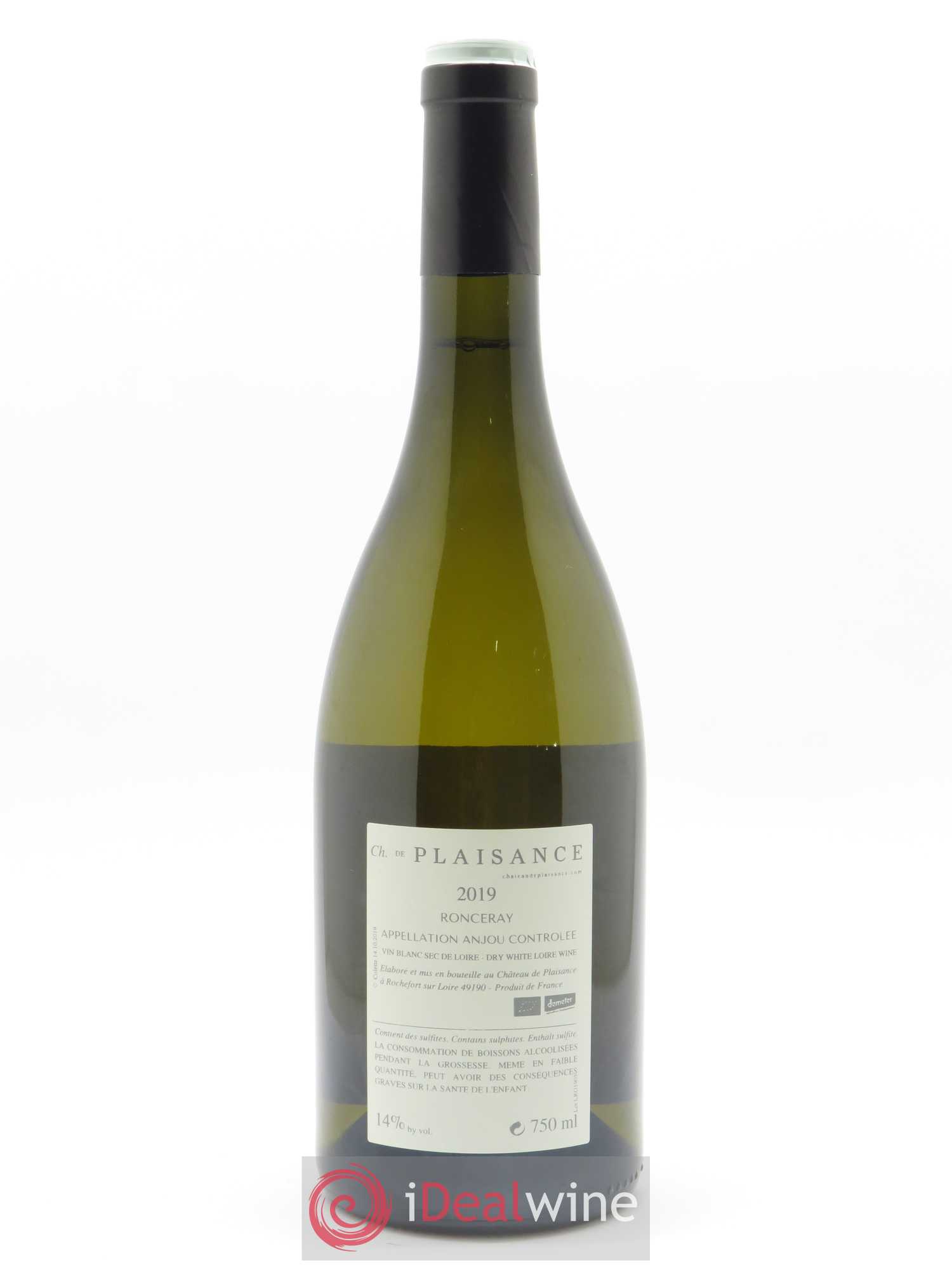Anjou Ronceray Château de Plaisance 2019 - Lot de 1 bouteille - 1