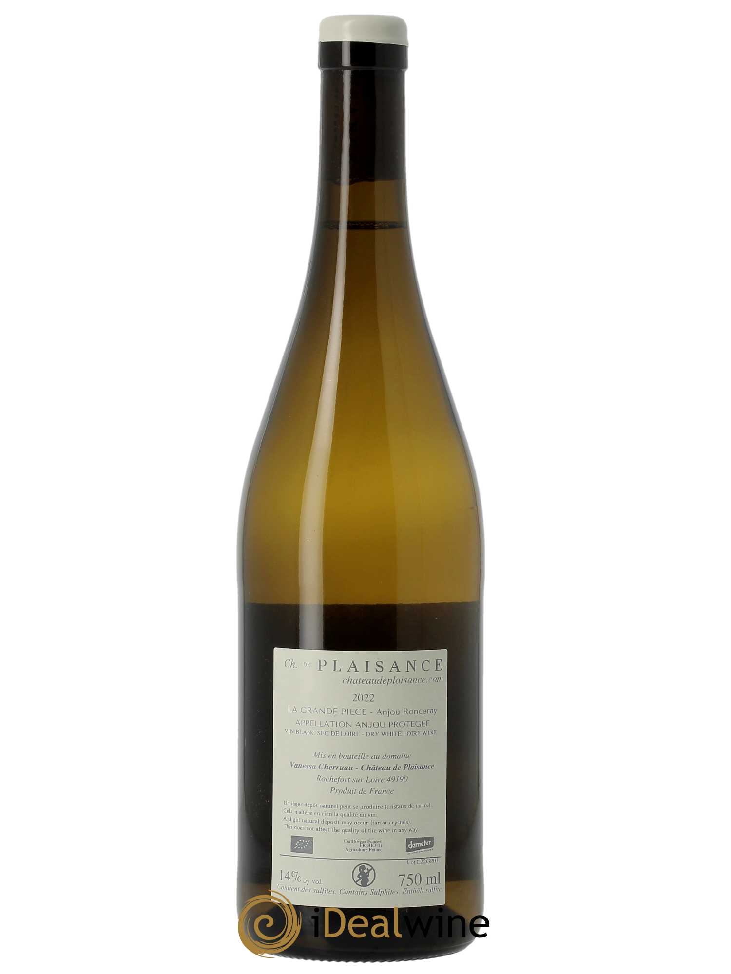Anjou La Grande Pièce Château de Plaisance 2022 - Lot of 1 bottle - 1