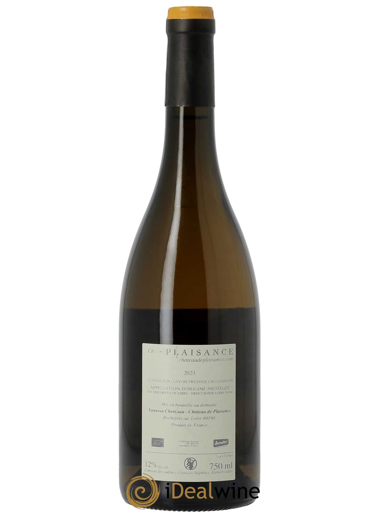 Coteaux du Layon Premier Cru Chaume Château de Plaisance 2021 - Lot of 1 bottle - 1