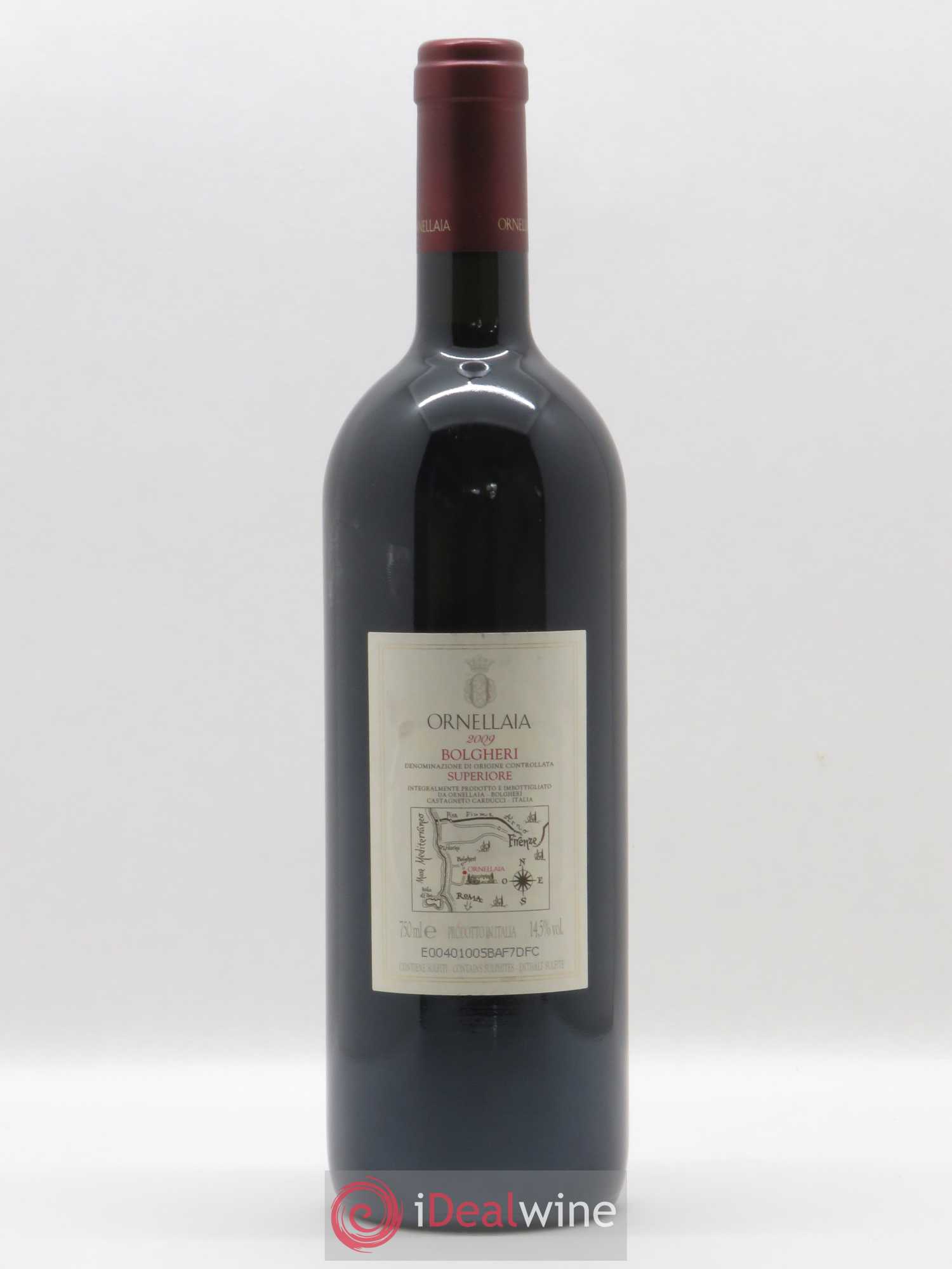 Bolgheri DOC Superiore Ornellaia Tenuta Dell'Ornellaia - Frescobaldi 2009 - Lot de 1 bouteille - 1