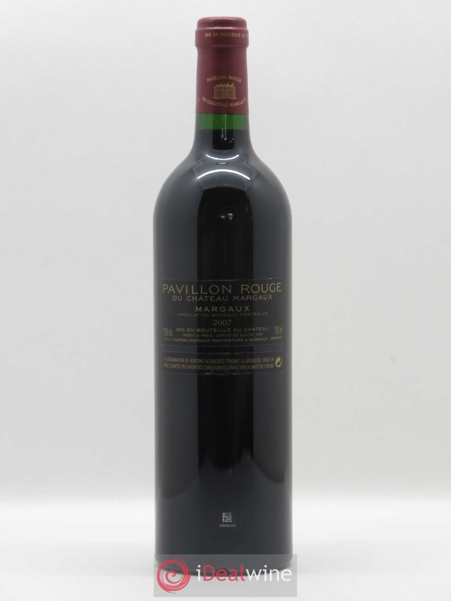 Pavillon Rouge du Château Margaux Second Vin 2007 - Lot de 1 bouteille - 1