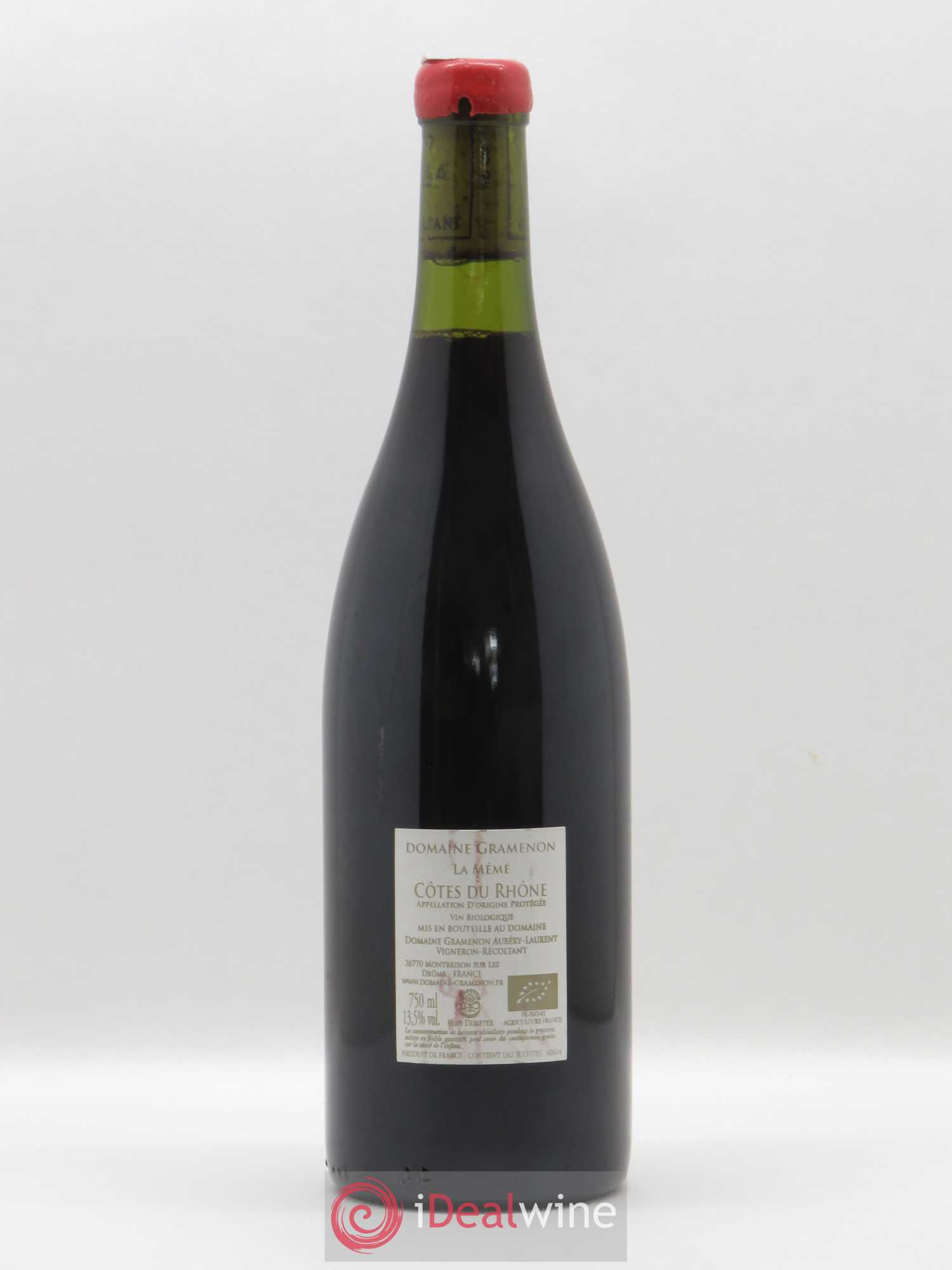 Côtes-du-Rhône La Mémé Ceps Centenaires Gramenon (Domaine) 2014 - Lot de 1 bouteille - 1