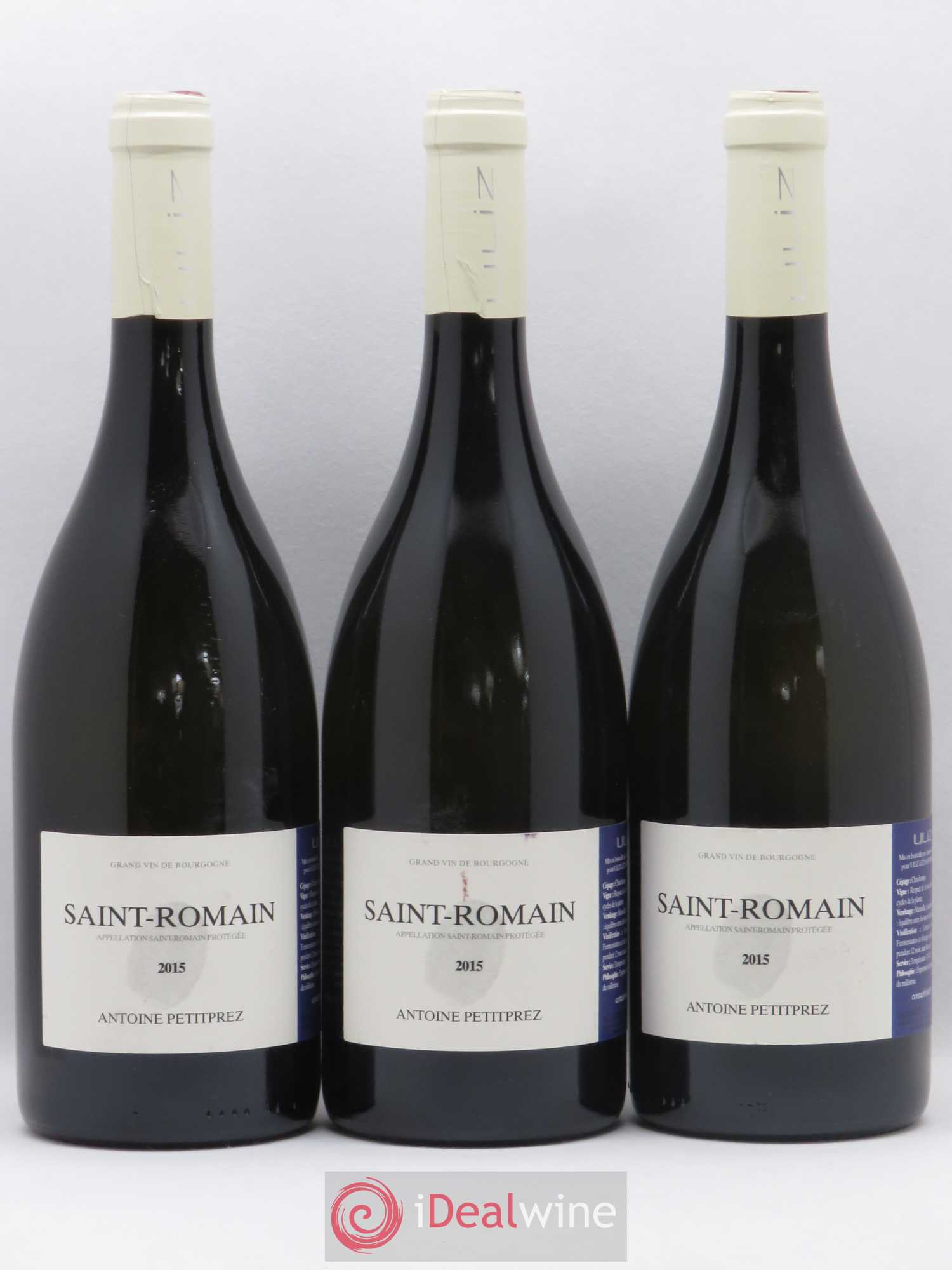 Saint-Romain Uliz Antoine Petitprez 2015 - Posten von 3 Flaschen - 0