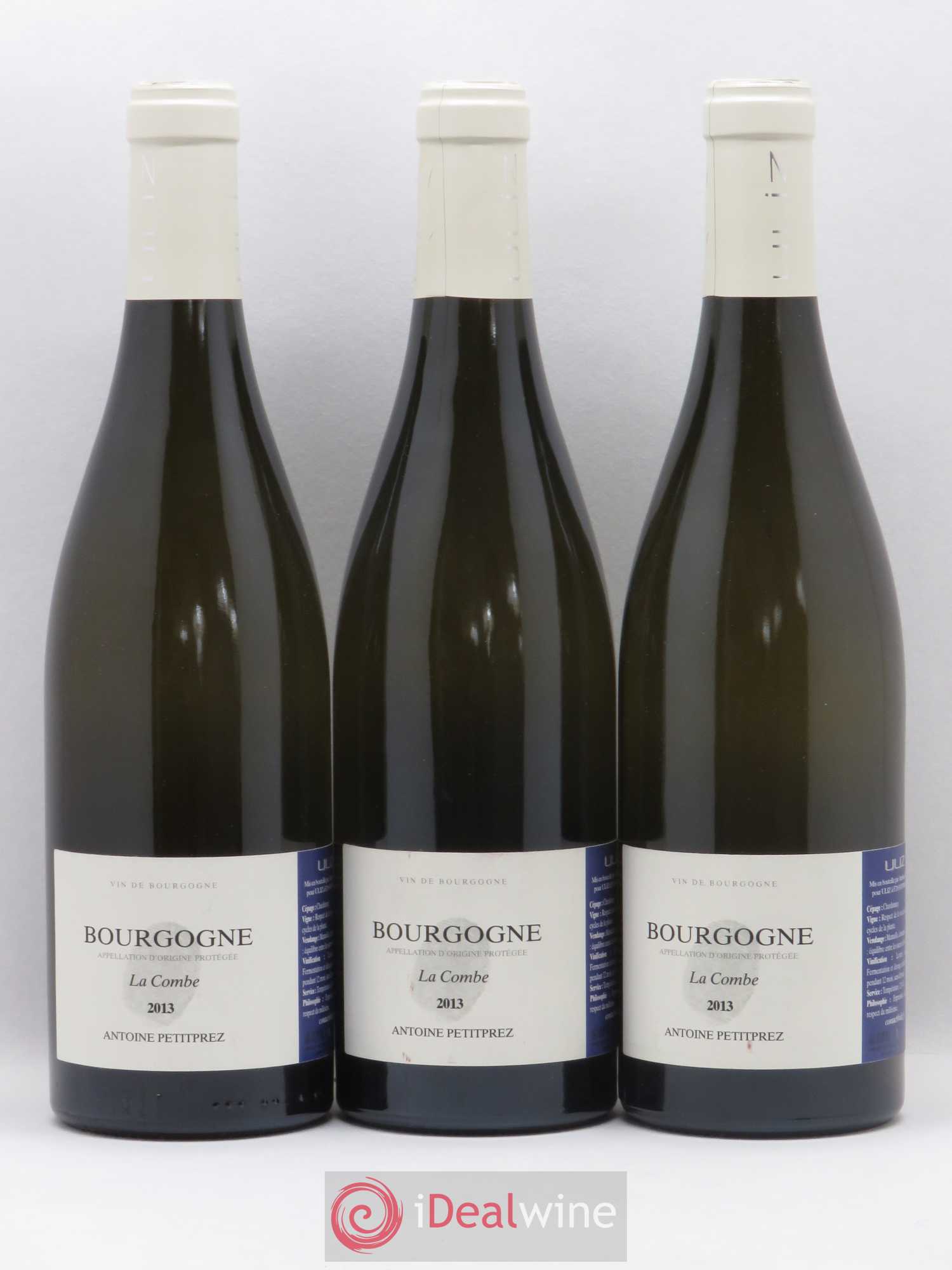 Bourgogne La Combe Uliz Antoine Petitprez 2013 - Posten von 3 Flaschen - 0