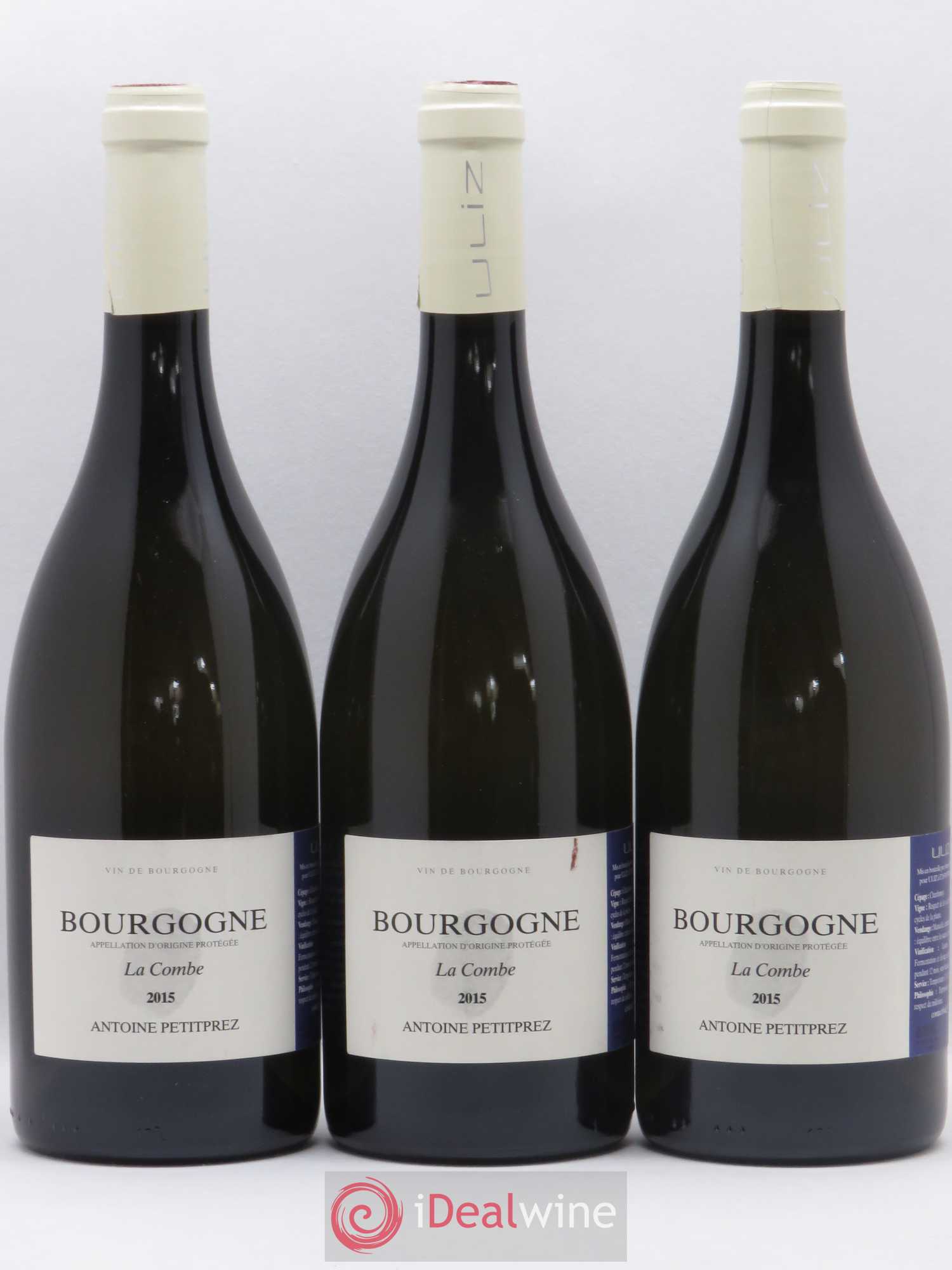 Bourgogne La Combe Uliz Antoine Petitprez 2015 - Posten von 3 Flaschen - 0