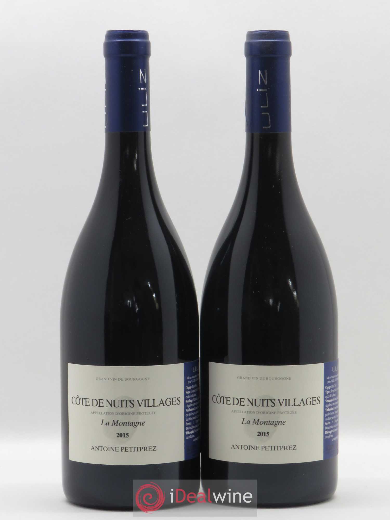 Côte de Nuits-Villages La Montagne Antoine Petitprez pour ULIZ 2015 - Posten von 2 Flaschen - 0