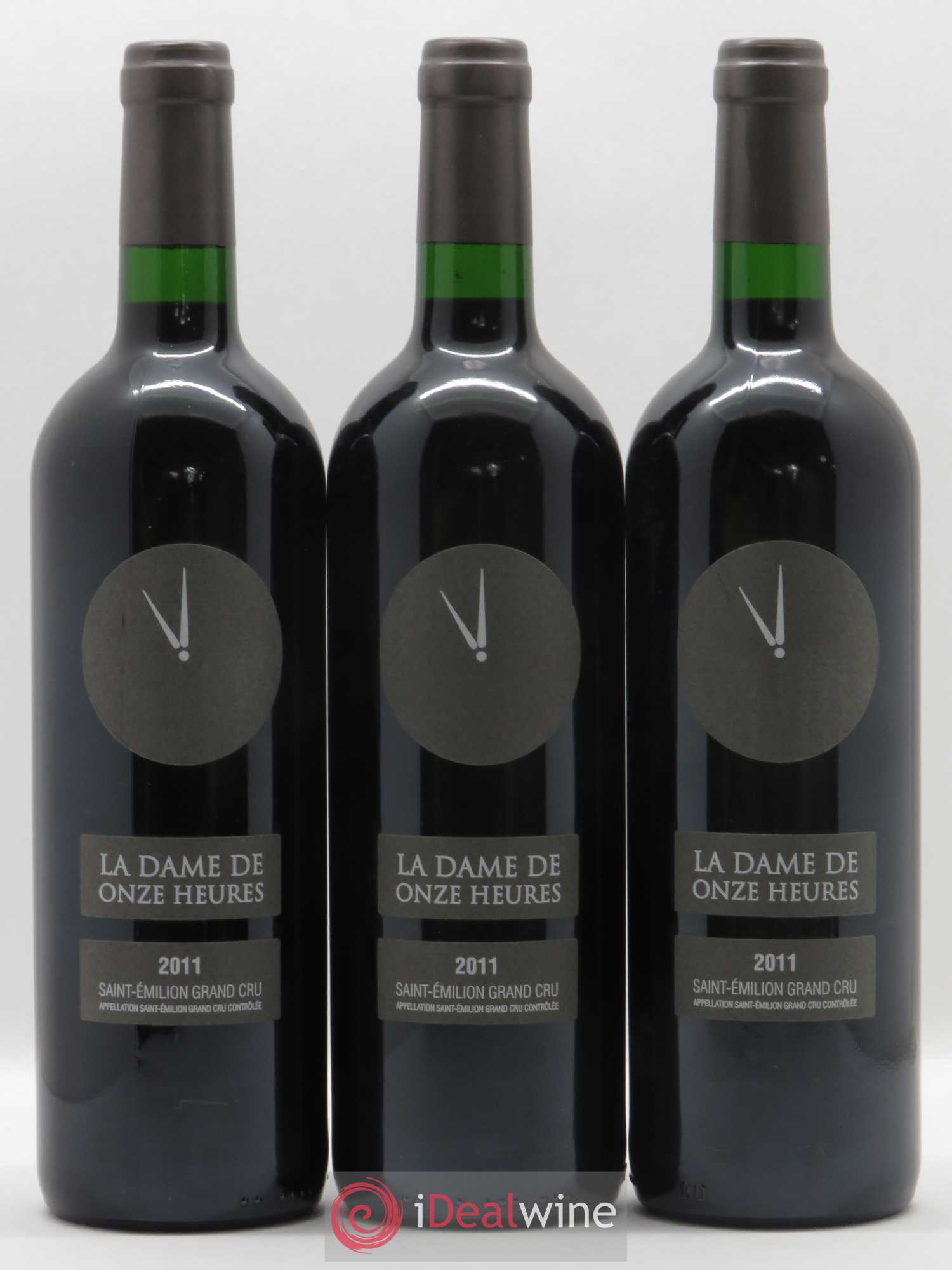 Saint-Émilion Grand Cru La Dame de Onze Heures Béatrice & Vincent Rapin 2011 - Posten von 3 Flaschen - 0