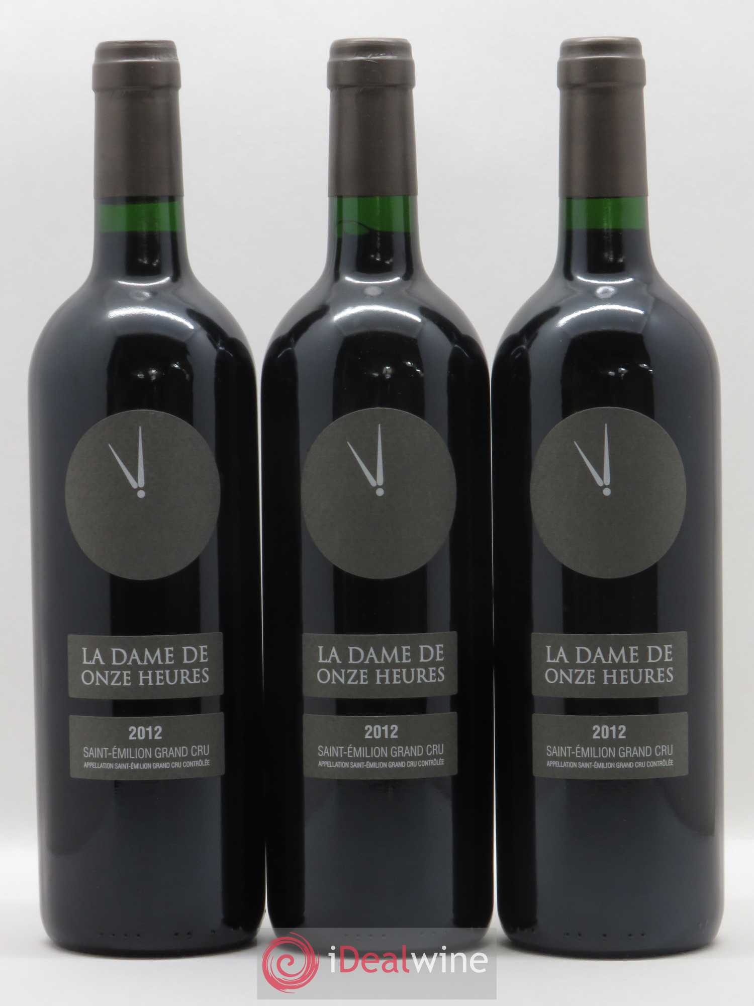 Saint-Émilion Grand Cru La Dame de Onze Heures 2012 - Lot de 3 bouteilles - 0