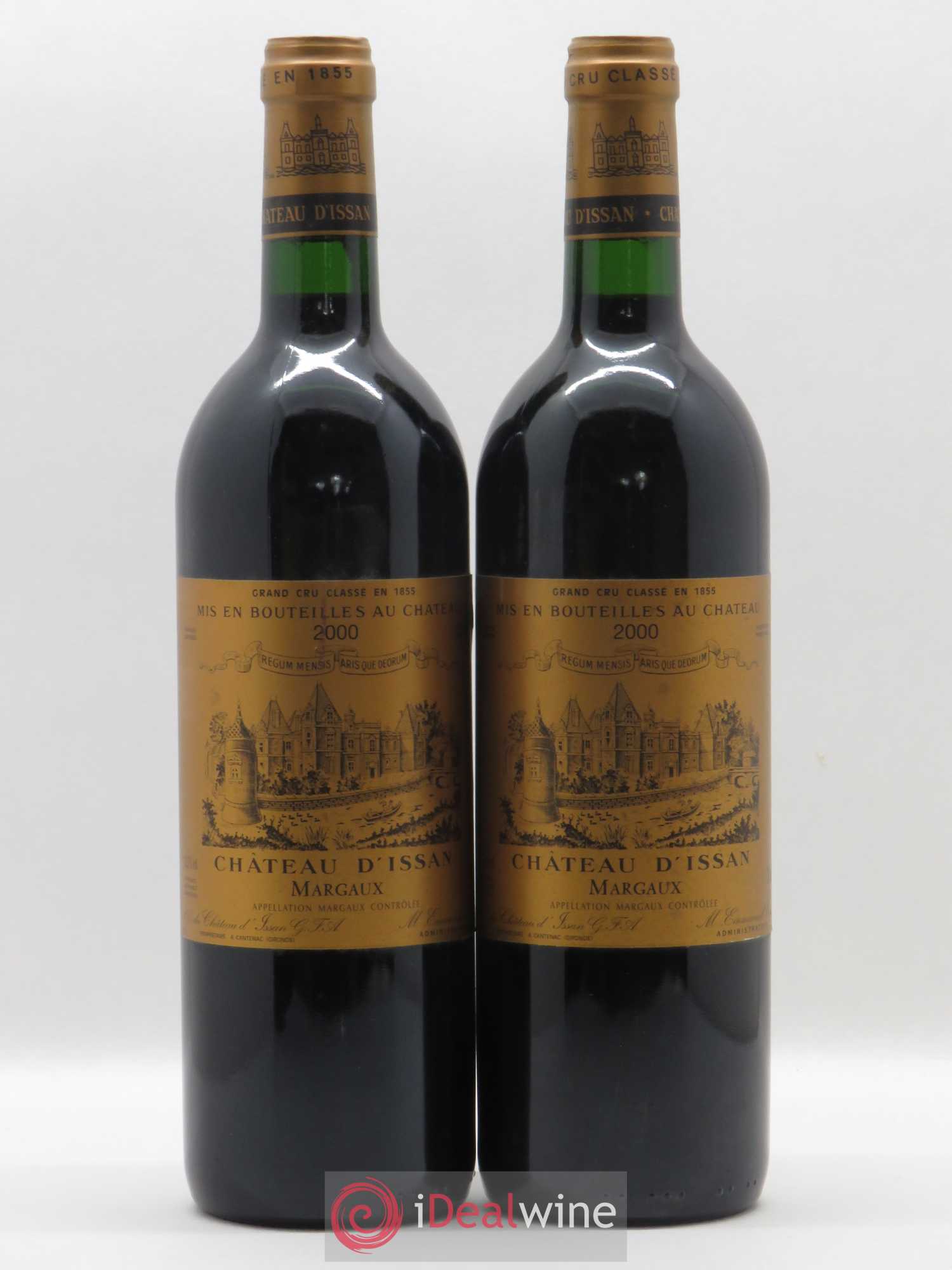 Château d'Issan 3ème Grand Cru Classé 2000 - Lot de 2 bouteilles - 0