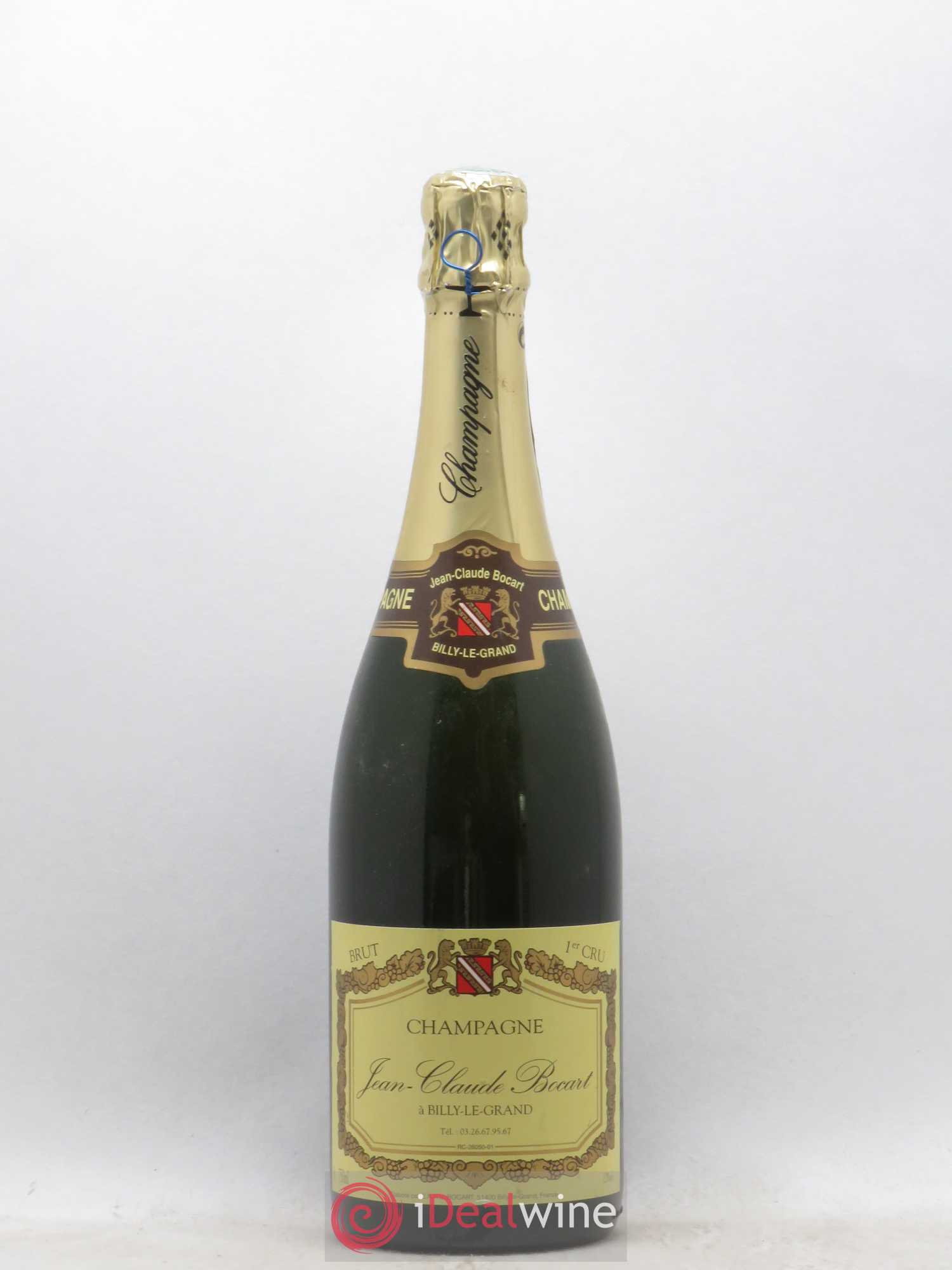 Champagne Premier Cru Jean Claude Boccart - Posten von 1 Flasche - 0