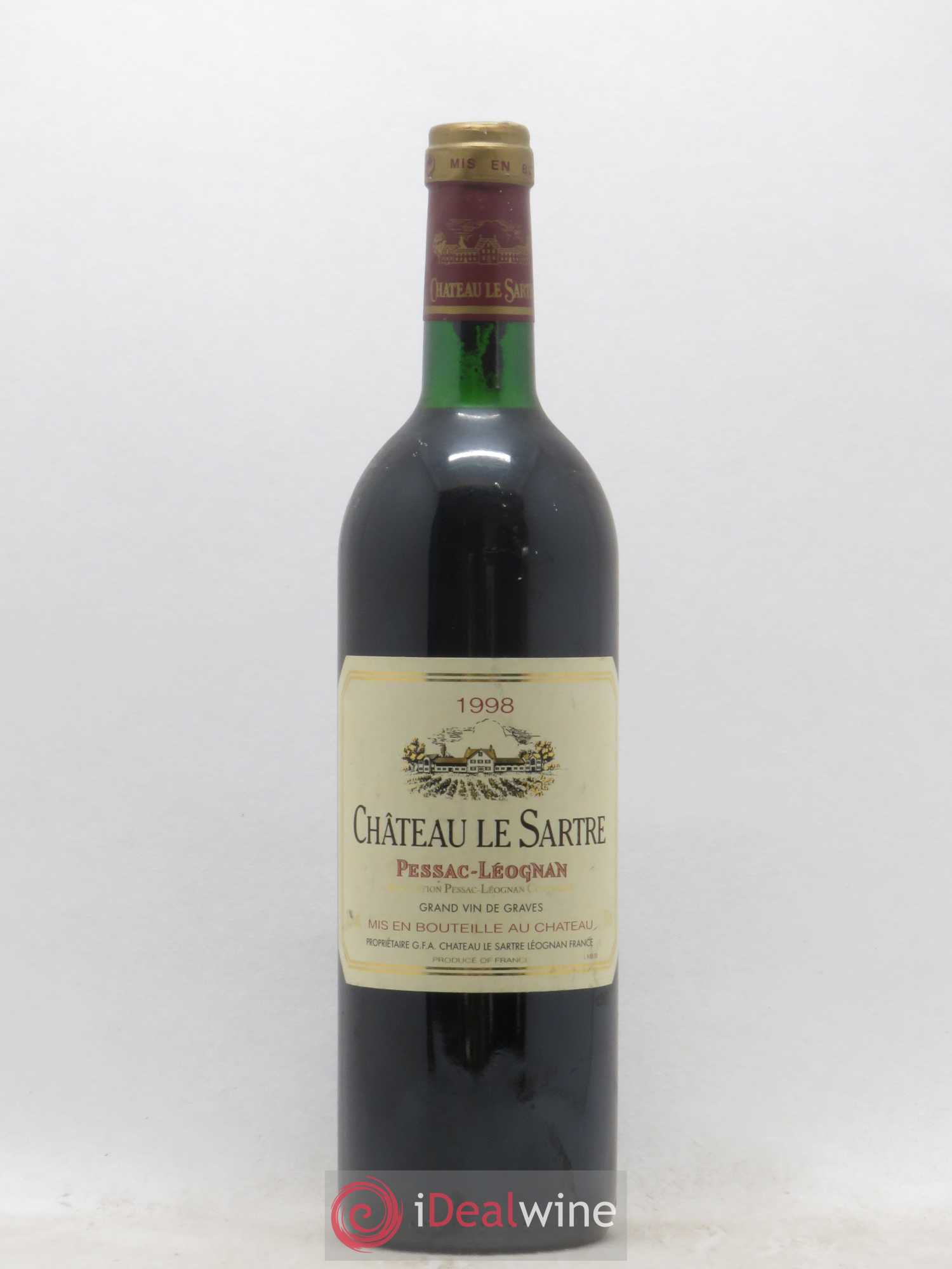 Château le Sartre 1998 - Lot de 1 bouteille - 0