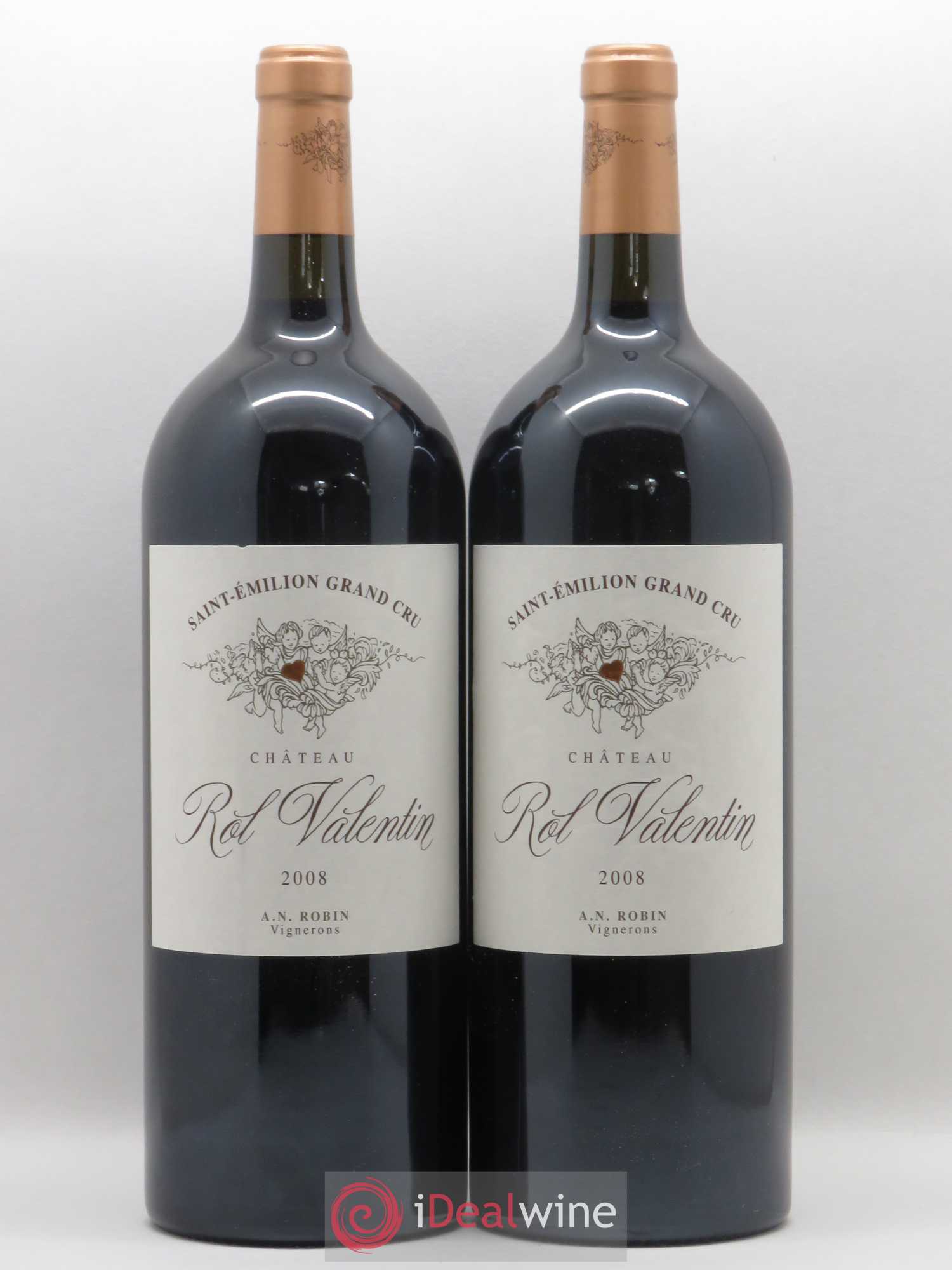Château Rol Valentin Grand Cru Classé 2008 - Lot de 2 magnums - 0
