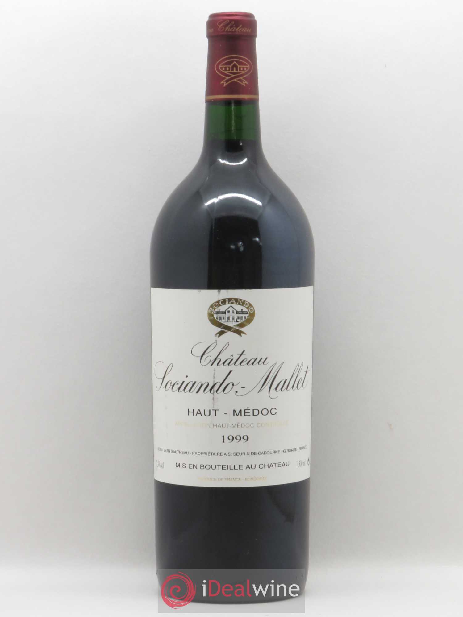 Château Sociando Mallet 1999 - Lot de 1 magnum - 0