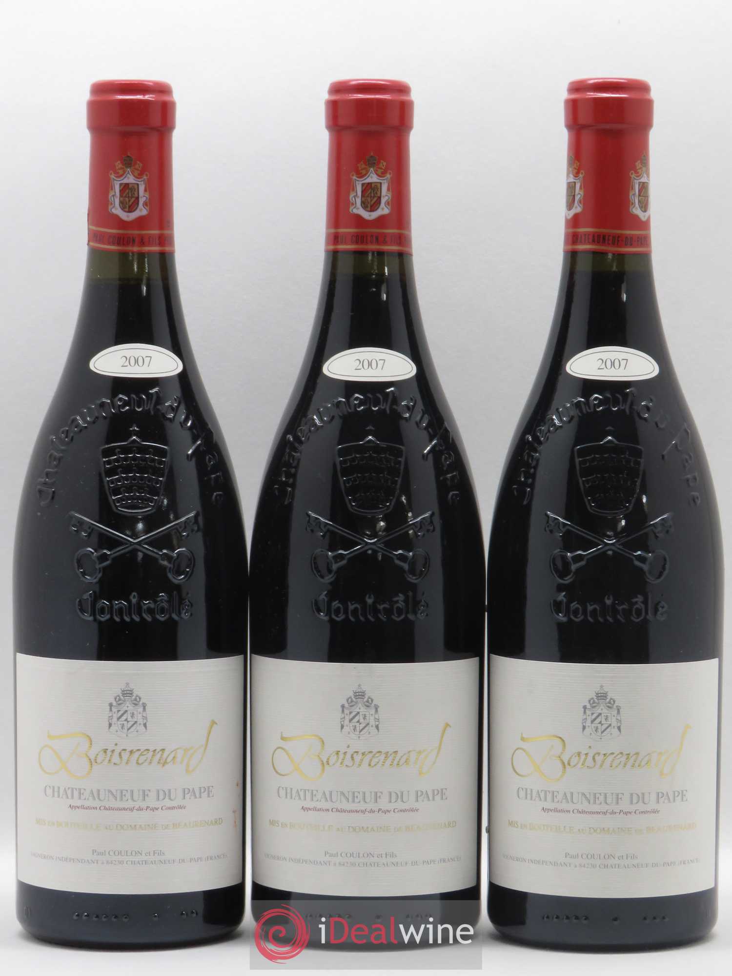 Châteauneuf-du-Pape Cuvée Boisrenard Beaurenard (Domaine de) 2007 - Lot de 3 bouteilles - 0