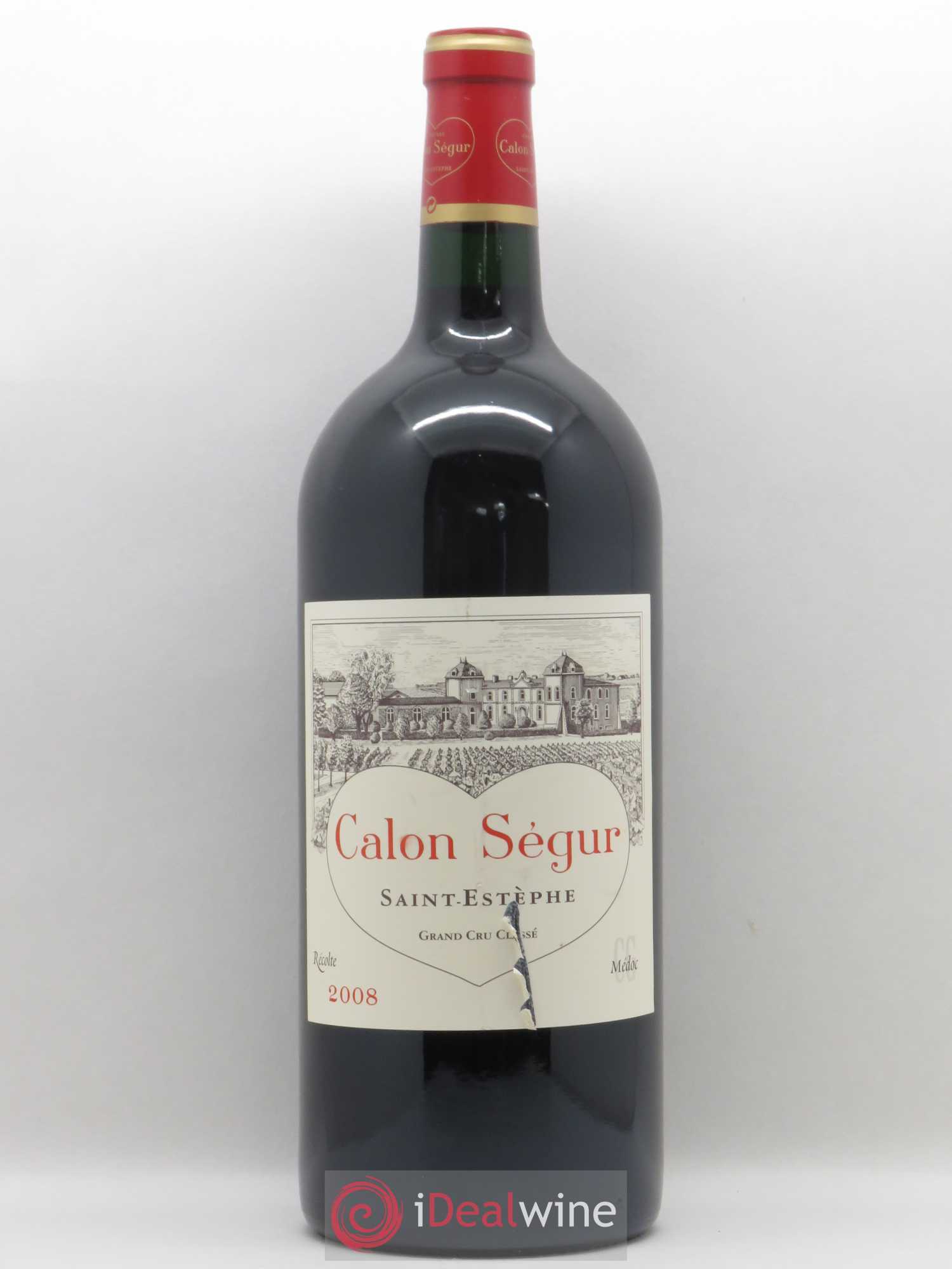 Château Calon Ségur 3ème Grand Cru Classé 2008 - Lot de 1 double magnum - 0