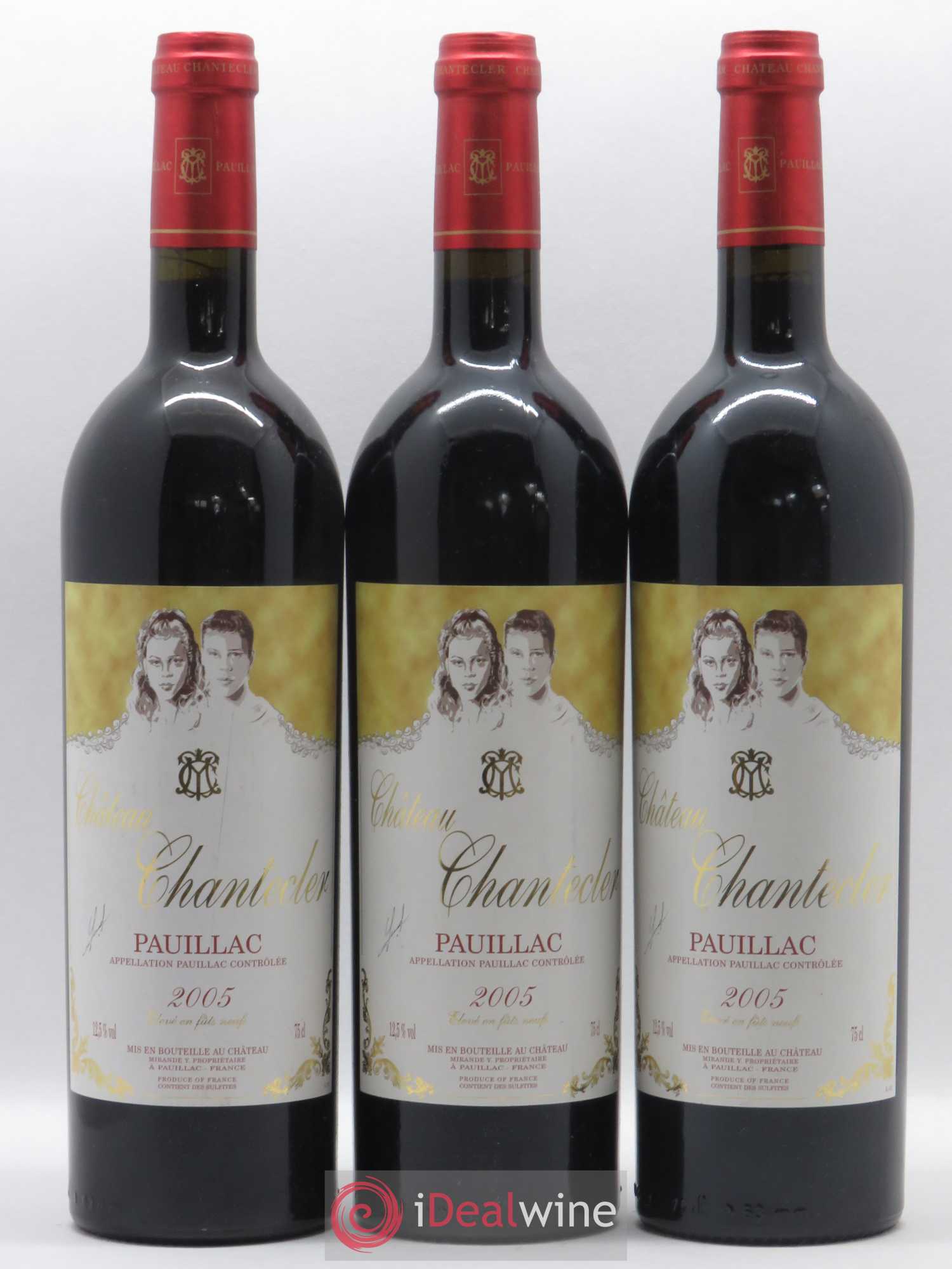 Pauillac Chanteclerc 2005 - Lot de 6 bouteilles - 2