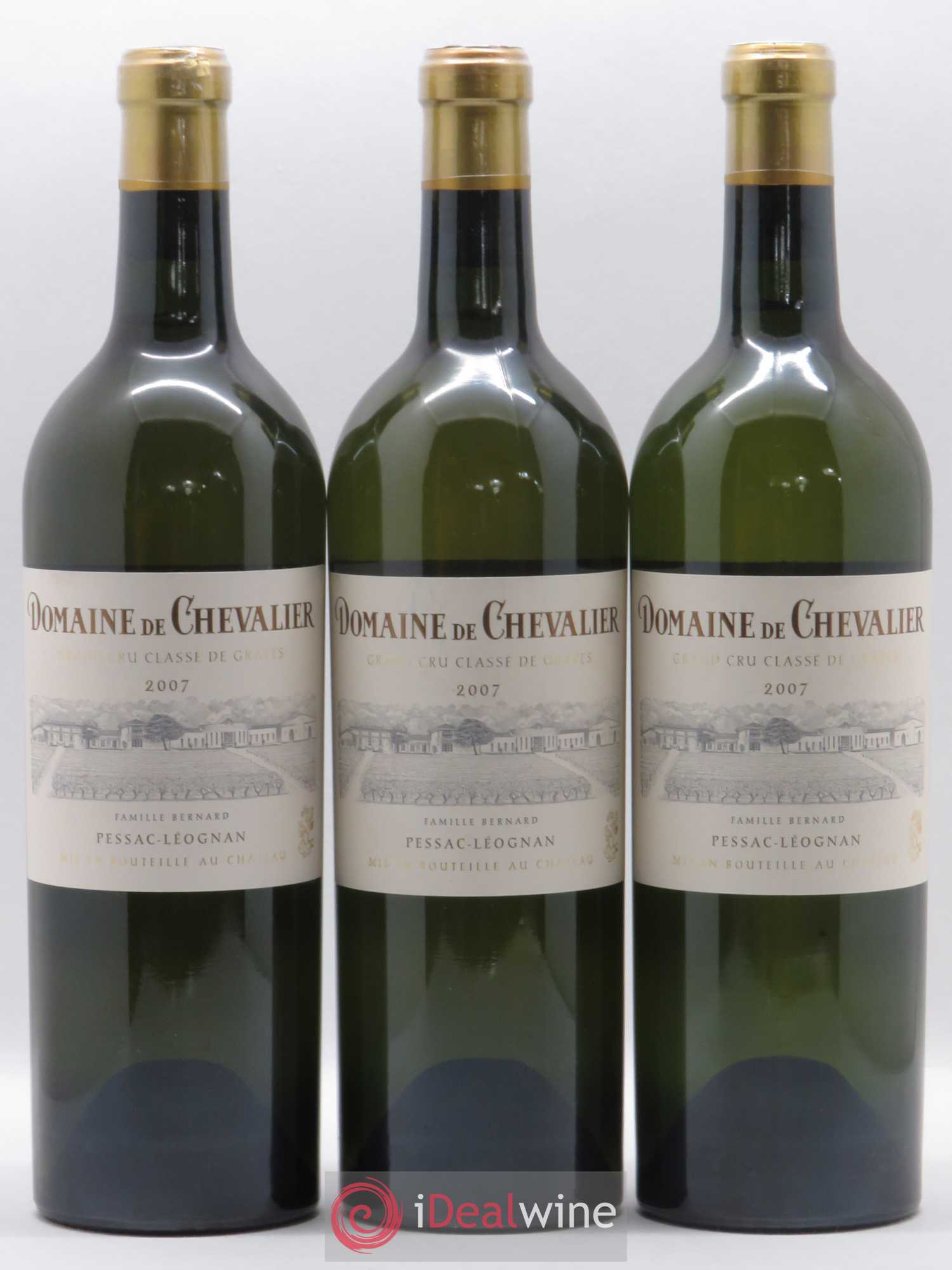 Domaine de Chevalier Cru Classé de Graves 2007 - Lot de 3 bouteilles - 0