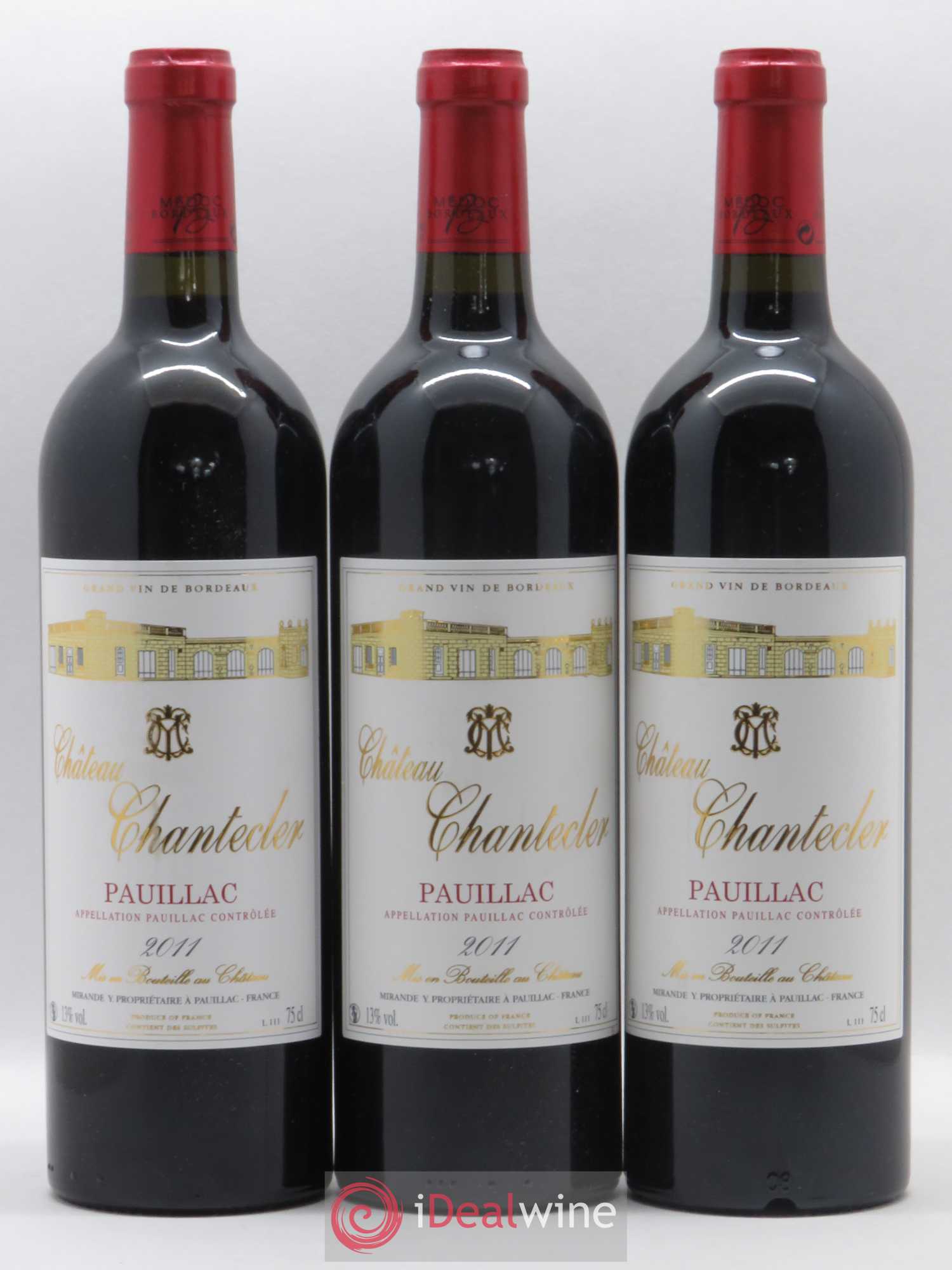 Pauillac Chanteclerc 2011 - Posten von 3 Flaschen - 0