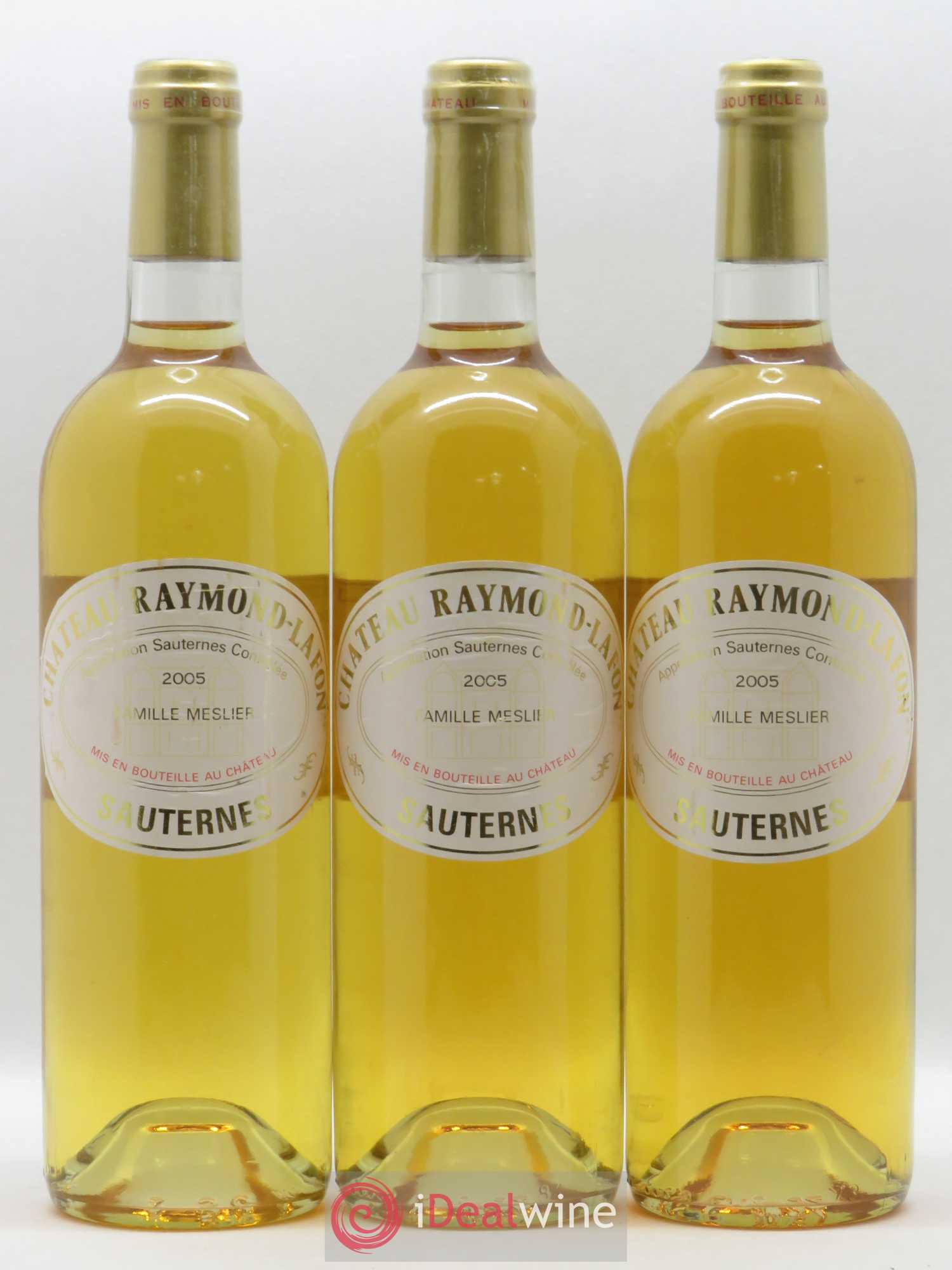 Château Raymond Lafon 2005 - Lotto di 3 bottiglie - 0