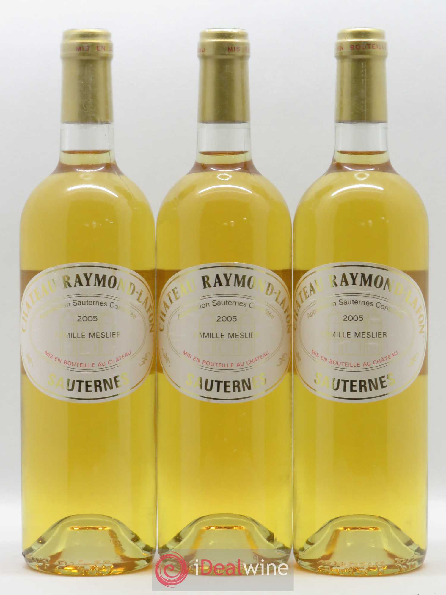 Château Raymond Lafon 2005 - Lot de 3 bouteilles - 0