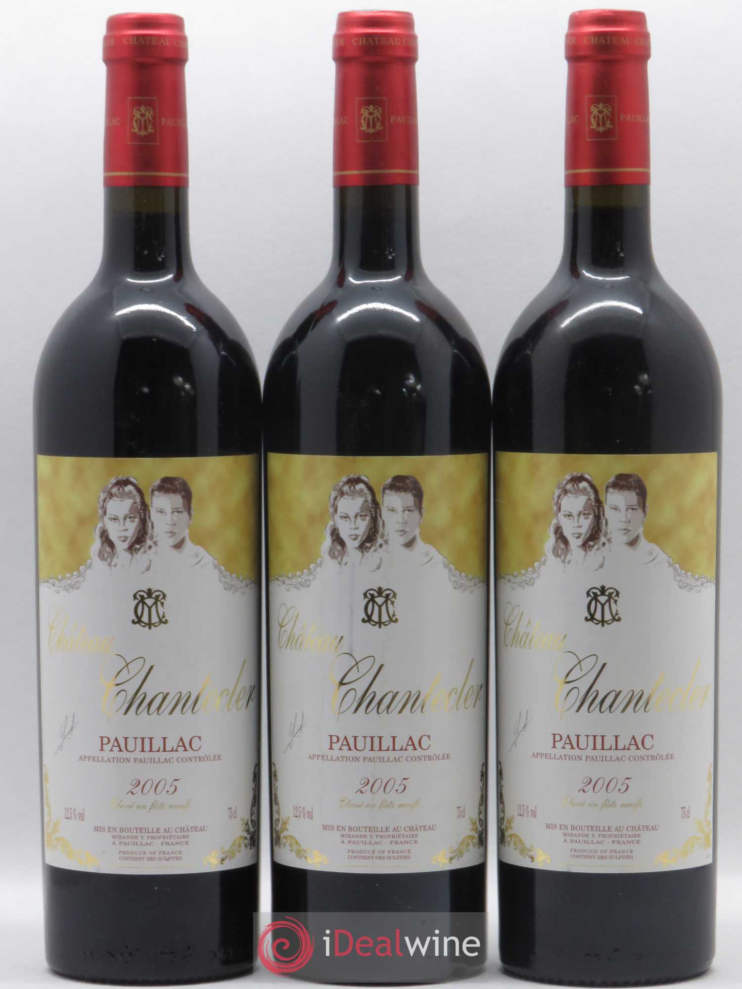 Pauillac Chanteclerc 2005 - Lot de 3 bouteilles - 0